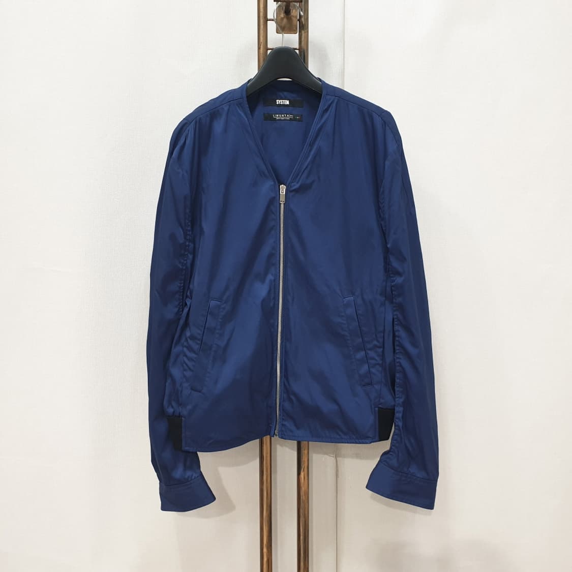 시스템 옴므 네이비 브이넥 집업 자켓 105 상품이미지1