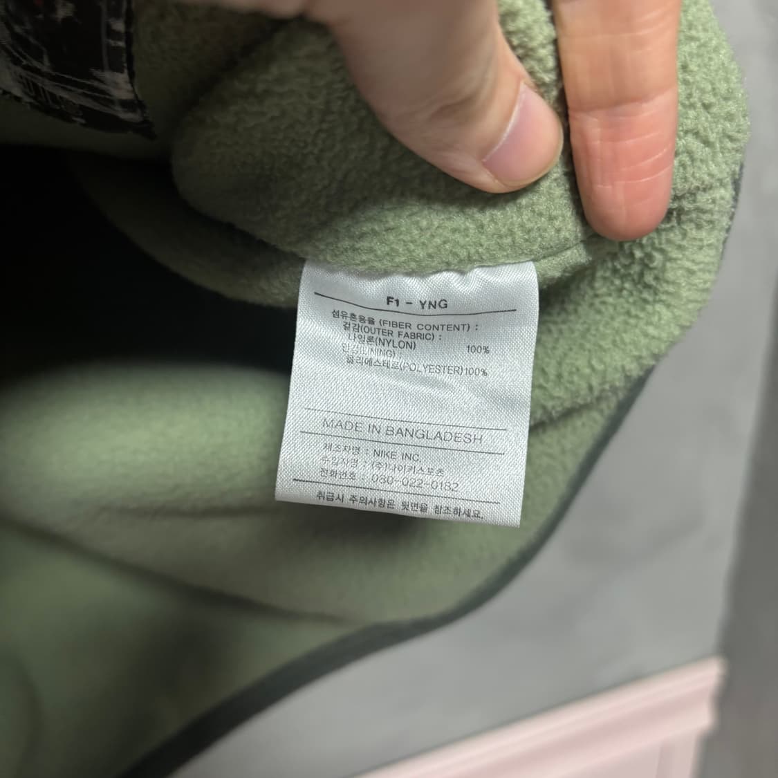 나이키 acg 유틸리티 후리스 나일론 조끼 베스트 카키 상품이미지3