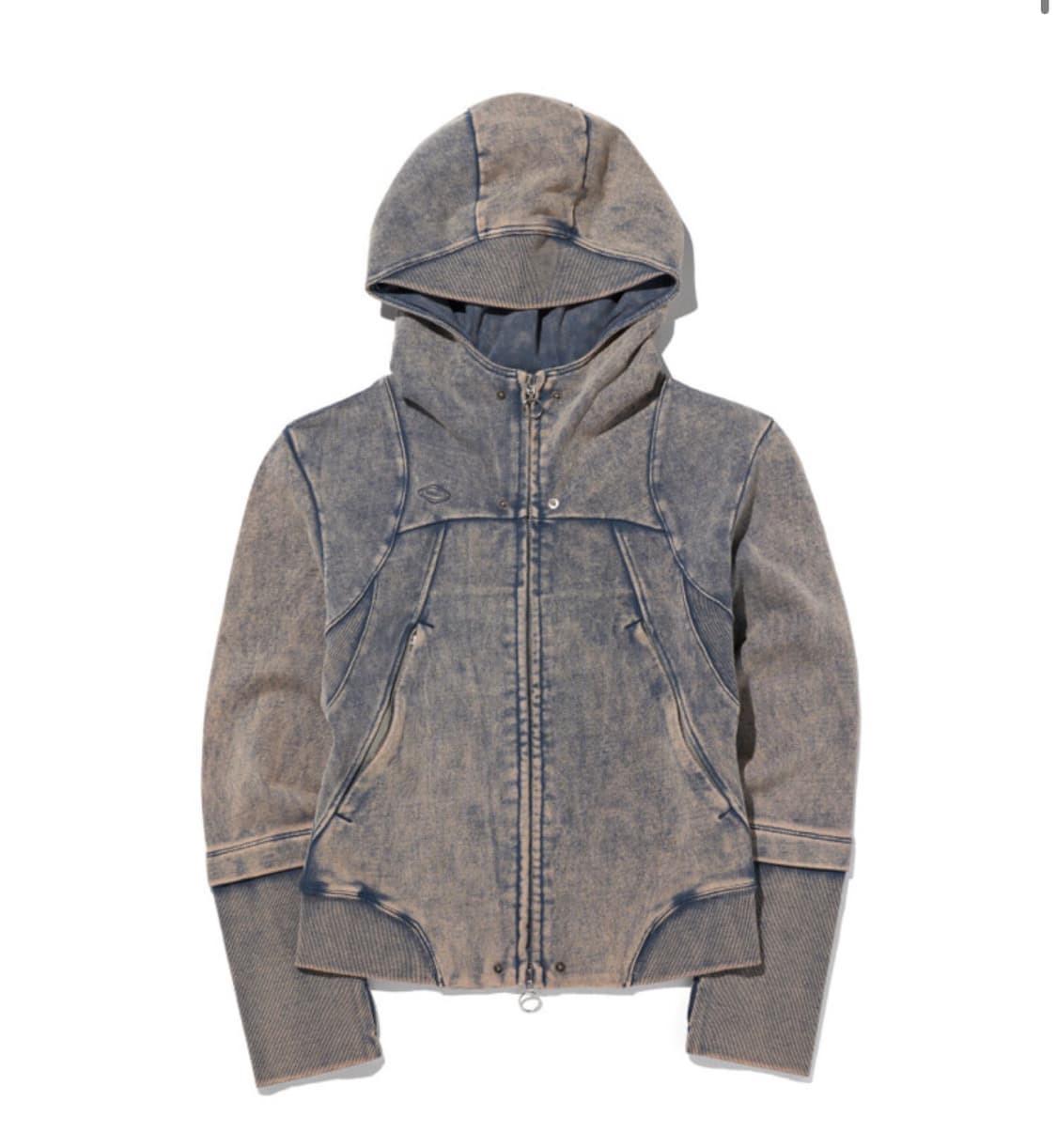 미스치프 RHOMBUS PUNCHING HOODIE ZIP-UP 상품이미지1