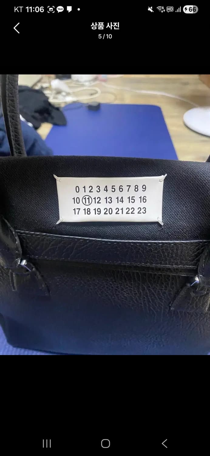 메종마르지엘라  5AC 버틸컬 백팩 토트백팝니다.(코쿤착용) 상품이미지3