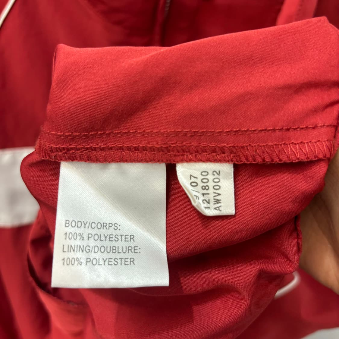 00s 아디다스 올드스쿨 아노락 바람막이 자켓 2XL 상품이미지8