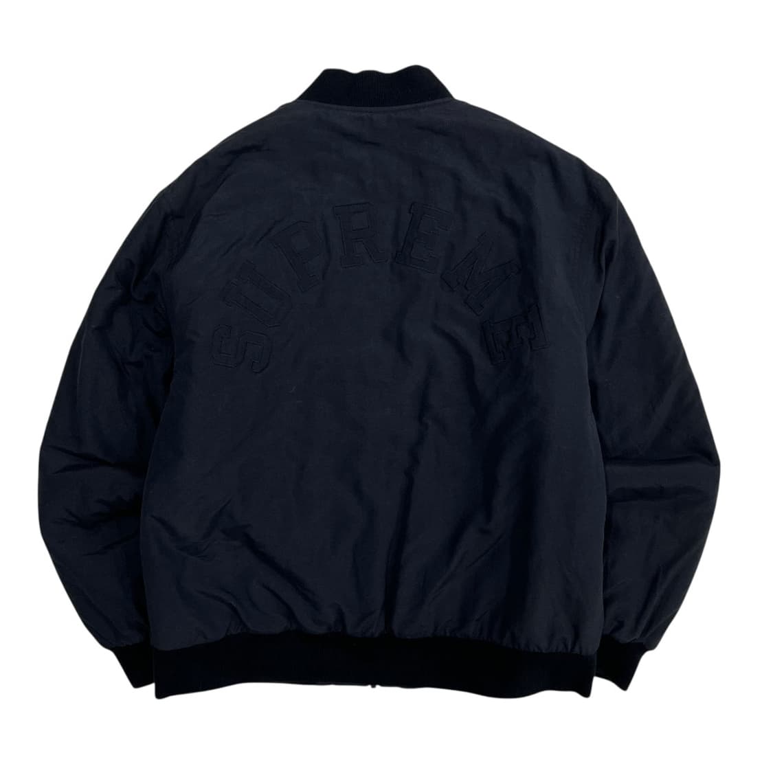 챔피온 X 슈프림 콜라보 빅로고 블랙 점퍼 M 상품이미지3