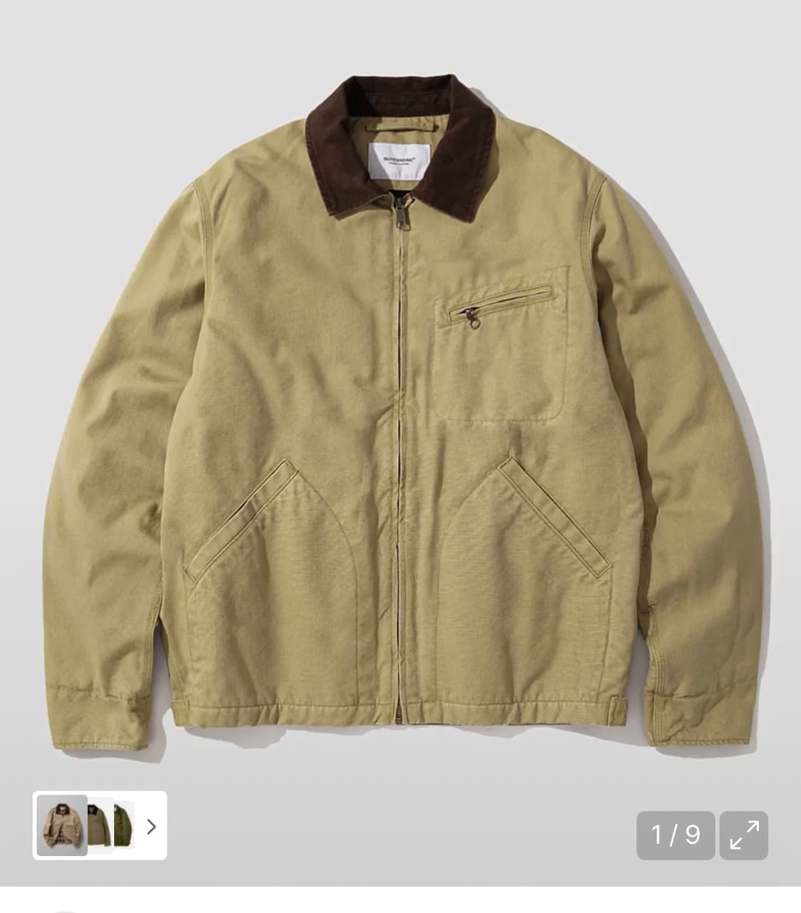 아웃스탠딩 워크 자켓 베이지 상품이미지1