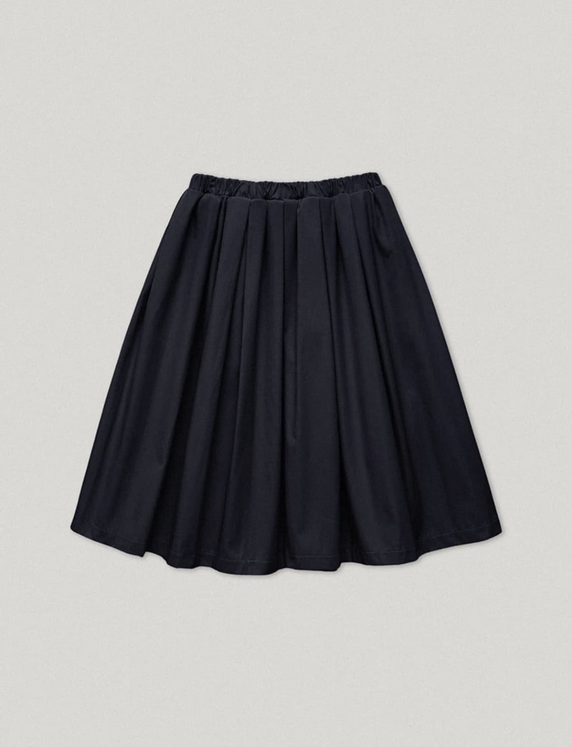 스무스무드 Baina Pleated Skirt Navy  상품이미지2