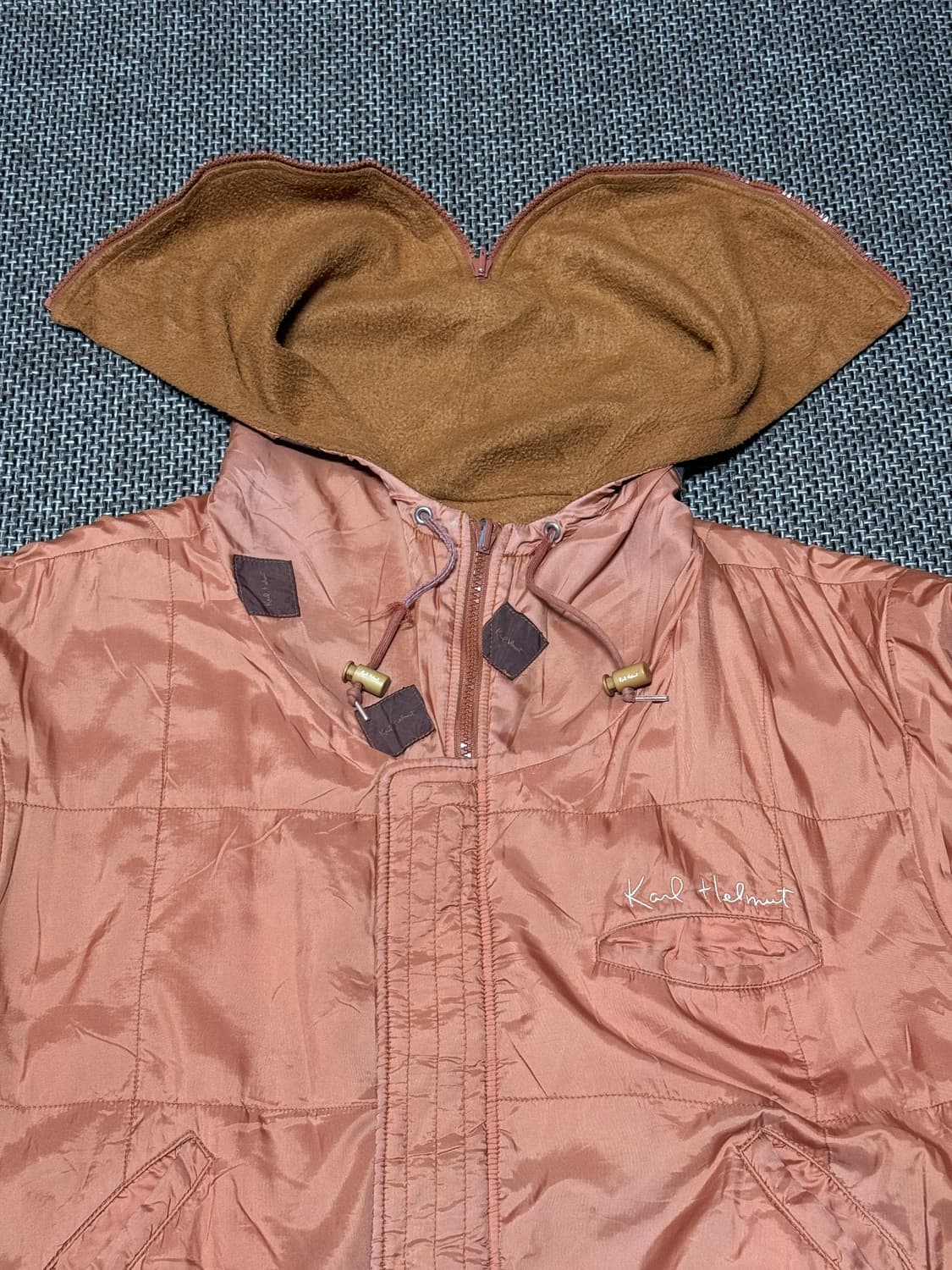 칼헬무트 리버시블 투웨이 나일론 플리스 n3b 티입 자켓 상품이미지6