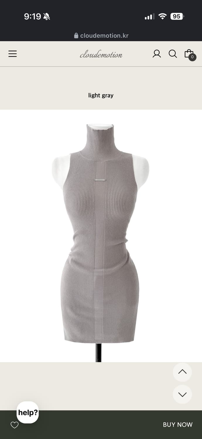 클라우드이모션 nined signature halter - slim op 상품이미지4