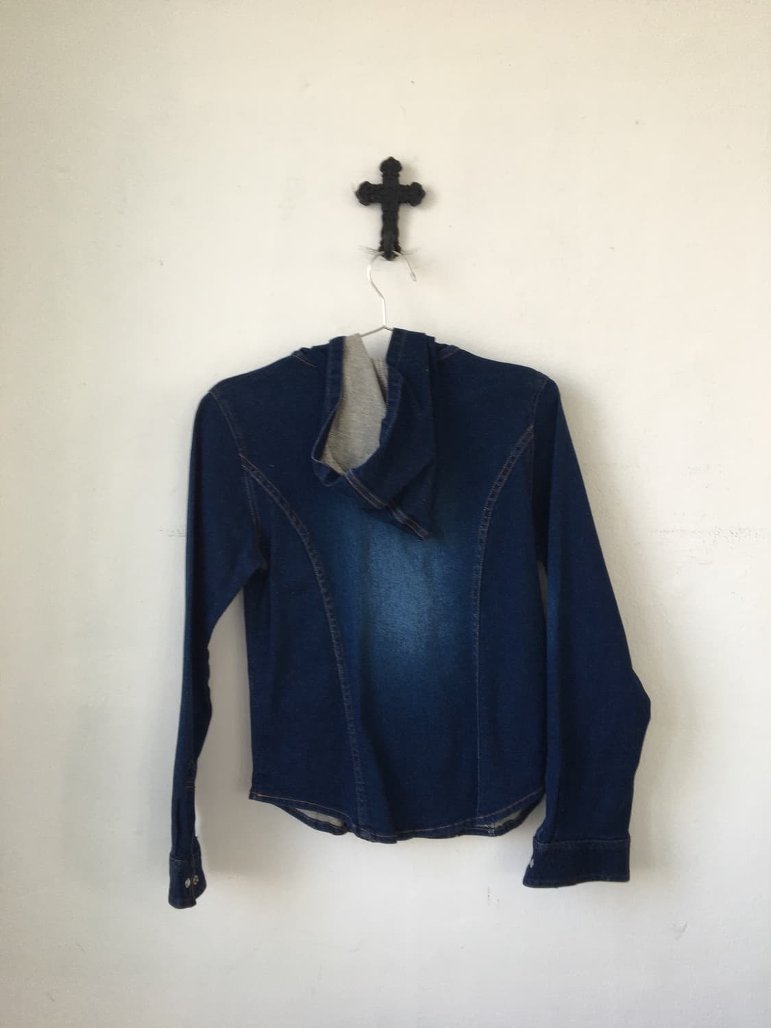 Hood denim zip up 상품이미지3