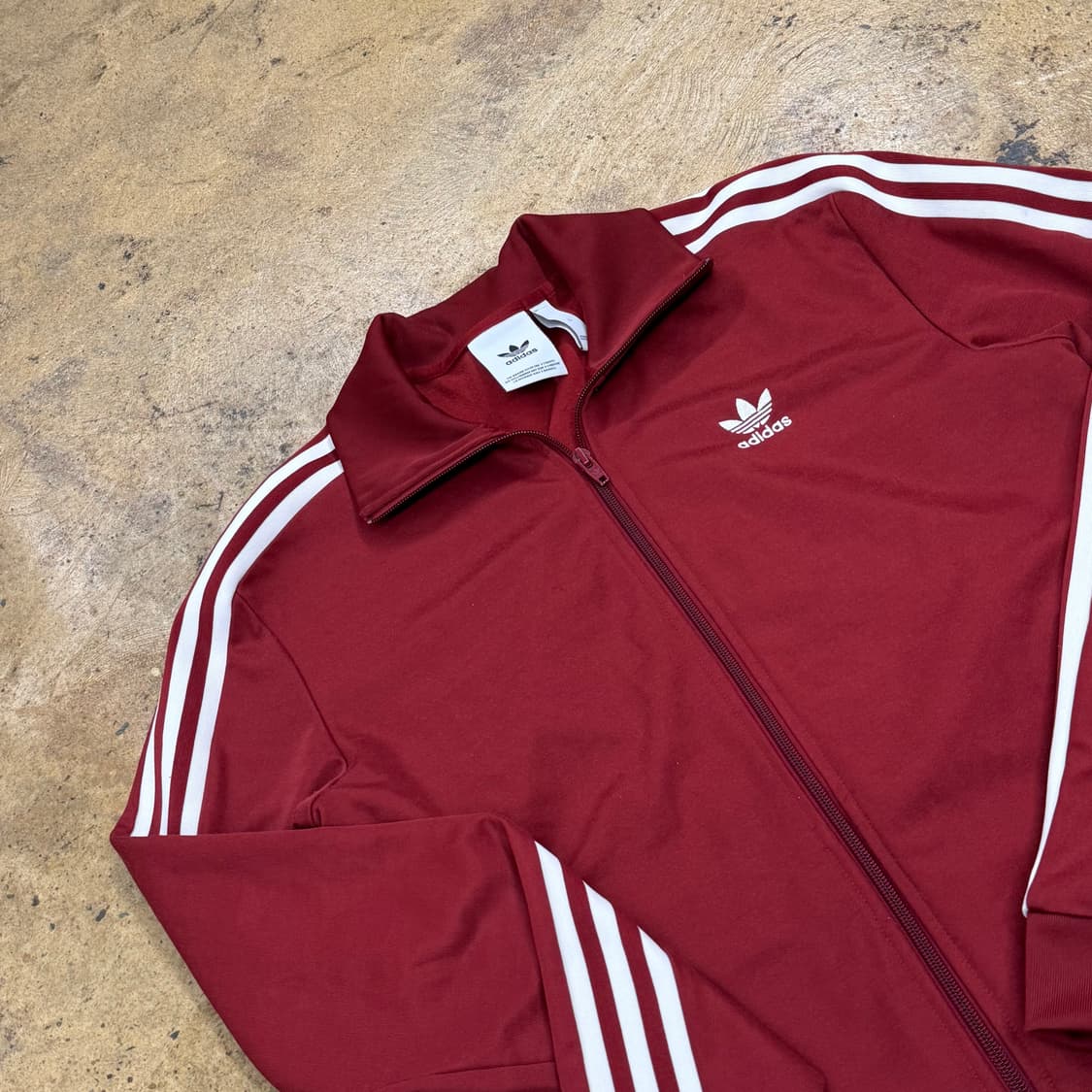 아디다스 버건디 투웨이 베켄바우어 져지 트랙탑 상품이미지1