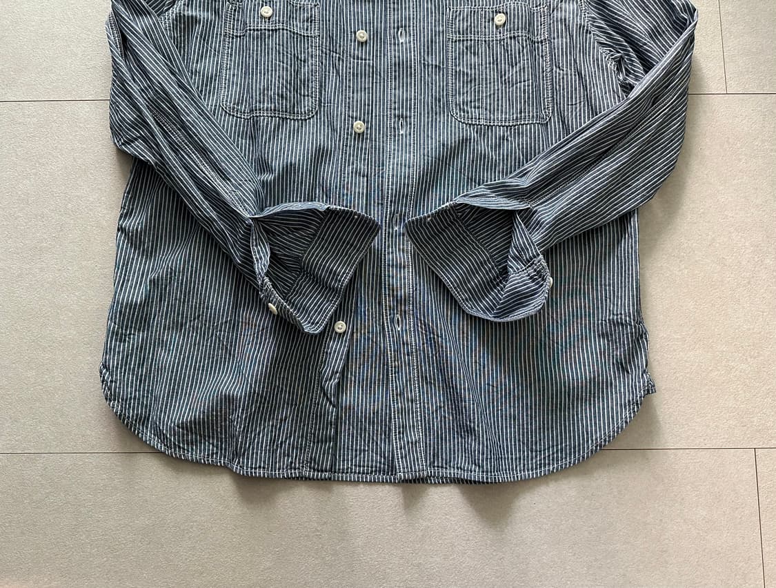 [L] 유니클로 샴브레이 히코리 셔츠 상품이미지6