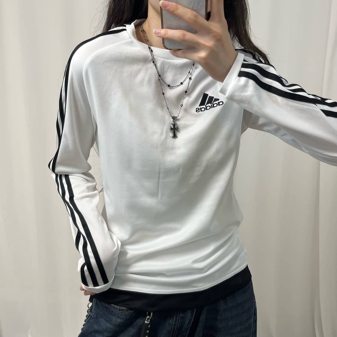 Adidas white long-sleeve 상품이미지3