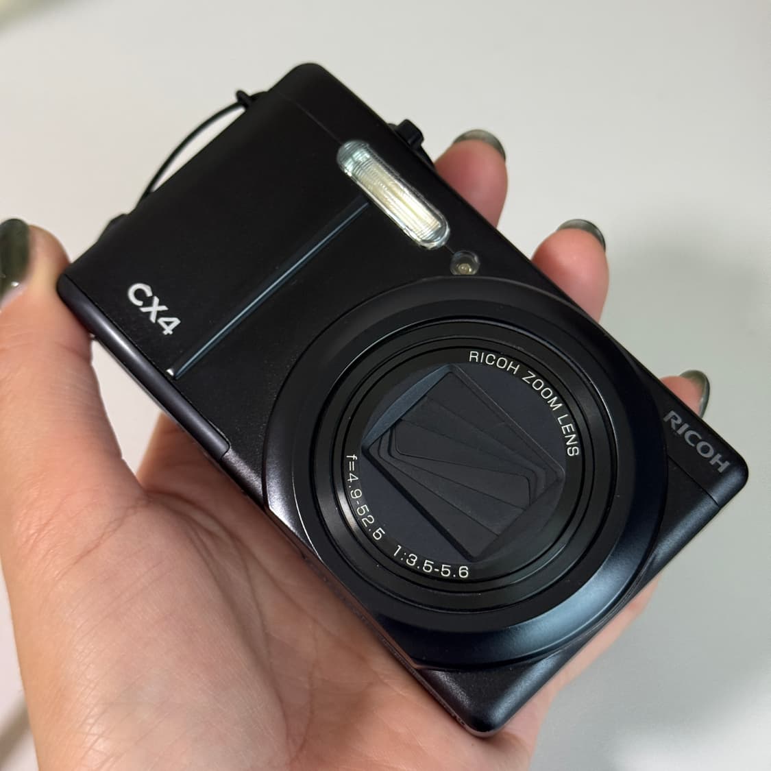 리코 ricoh cx4 빈티지 디카 디지털카메라 블랙 상품이미지2