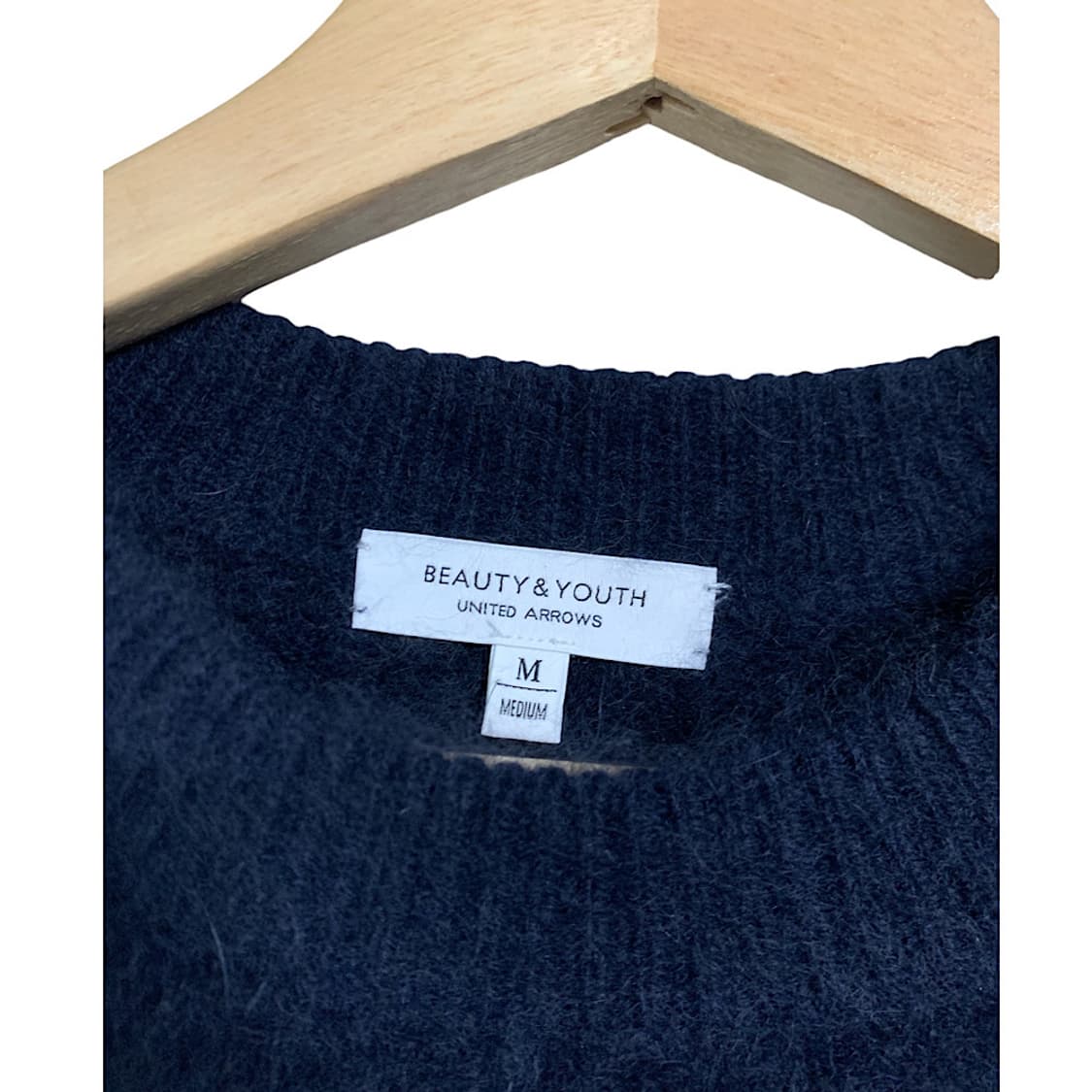 United arrows 유나이티드 애로우즈 헤어리 울 니트 M 상품이미지2