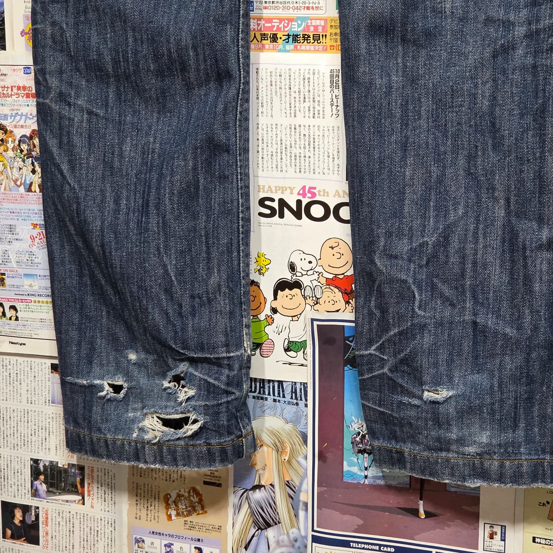 DOHC 사이드 포켓 베트맨 데님 팬츠 상품이미지5