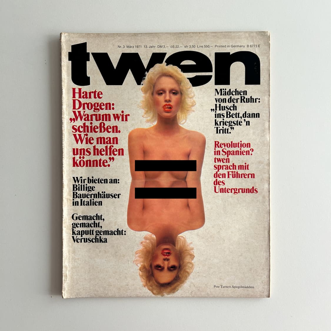 Twen March 1971 트벤 상품이미지1