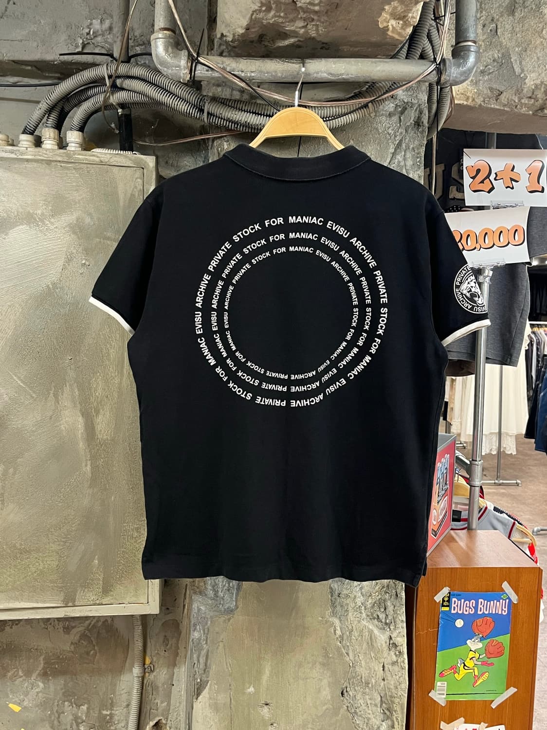 에비수 반팔 카라티 블랙 110 (2XL) #csz4048 상품이미지2