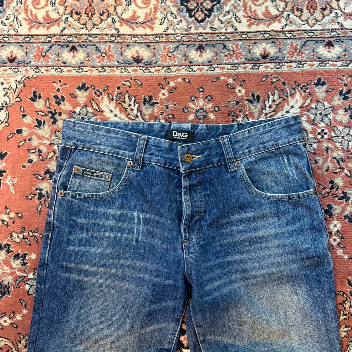 돌체앤가바나 스펠아웃 로고 데님팬츠 (35) 상품이미지5