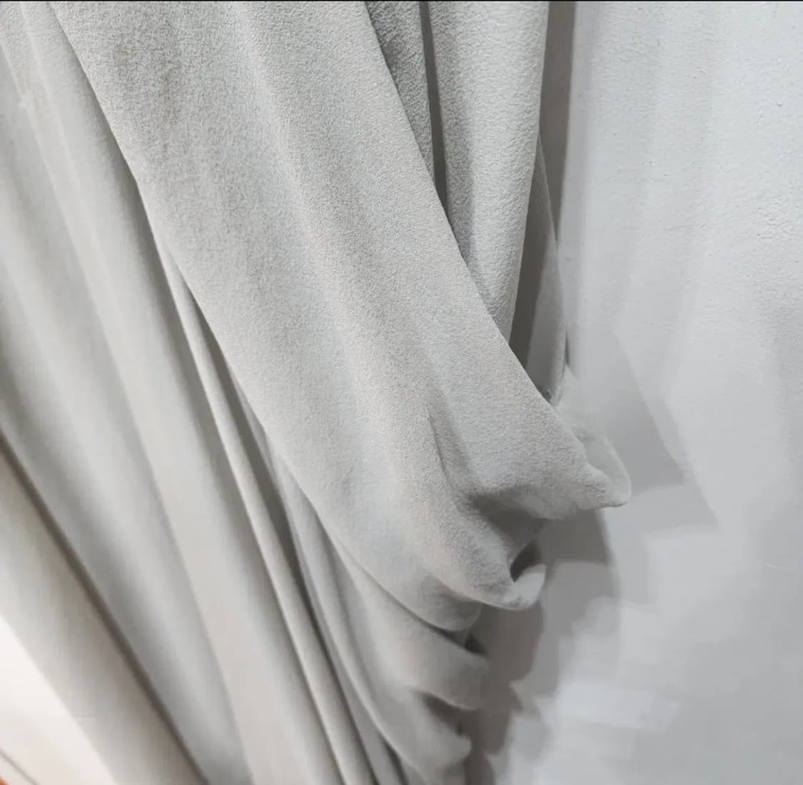 릭오웬스 실크 드레이프 원피스 그레이 이태리42 상품이미지6