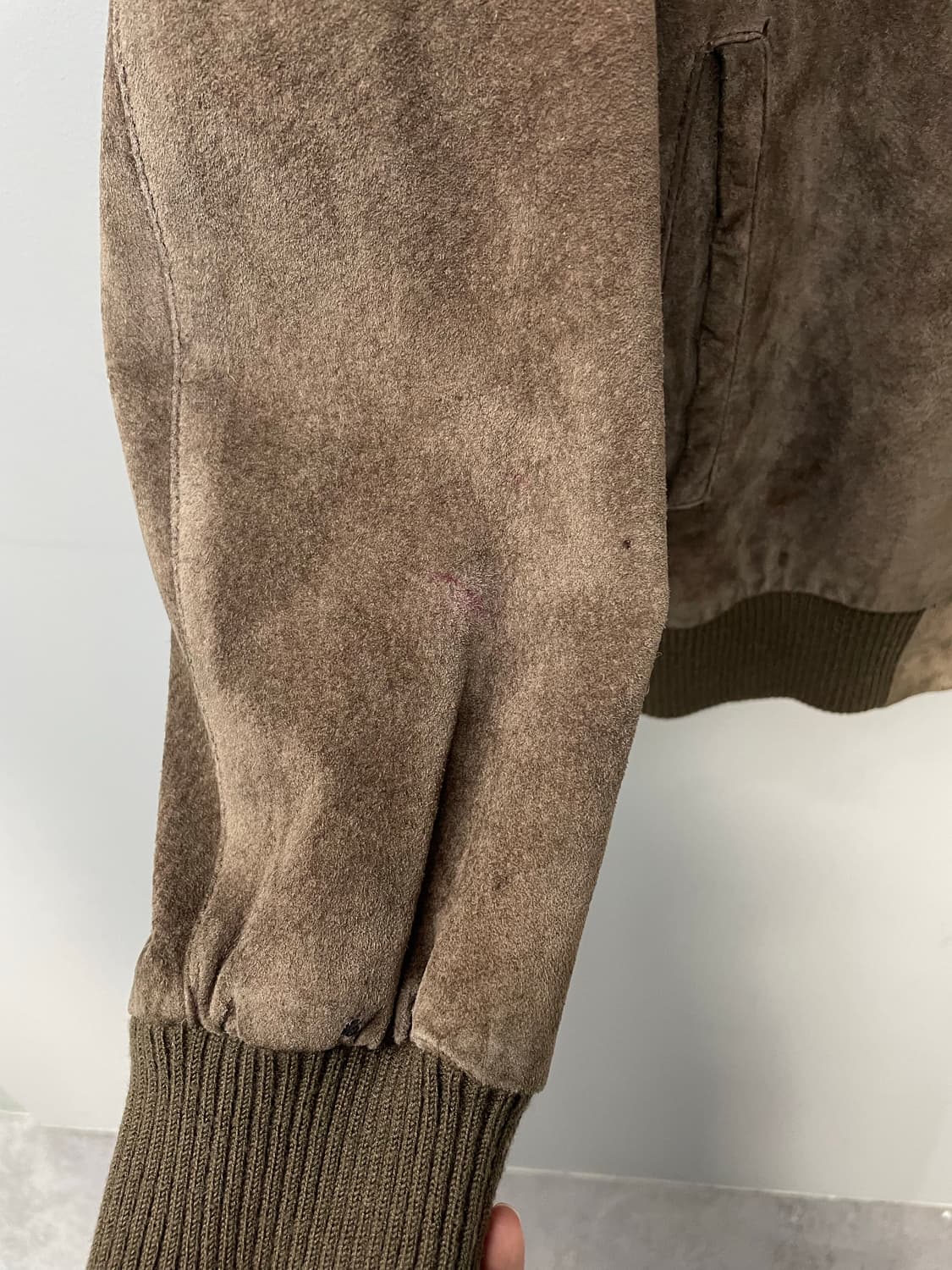 빈티지 트로피 클럽 스웨이드 봄버 자켓 H993 상품이미지8