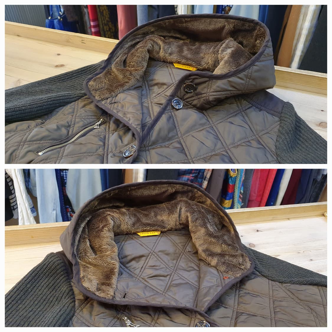 66.루이까스텔 퀼팅 후드점퍼  상품이미지5