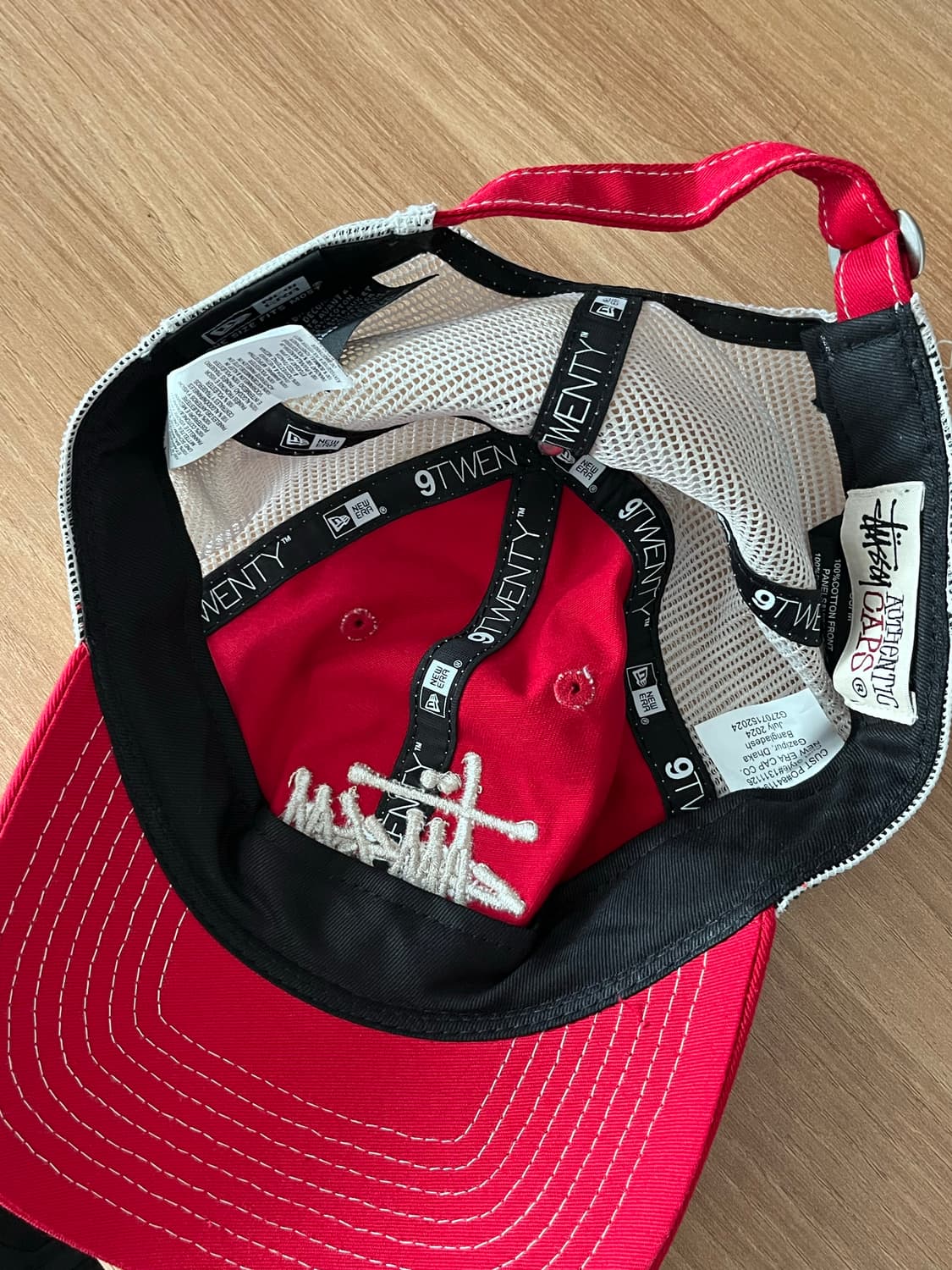 스투시 뉴에라 9Twenty 베이직 트러커 카디널 상품이미지4