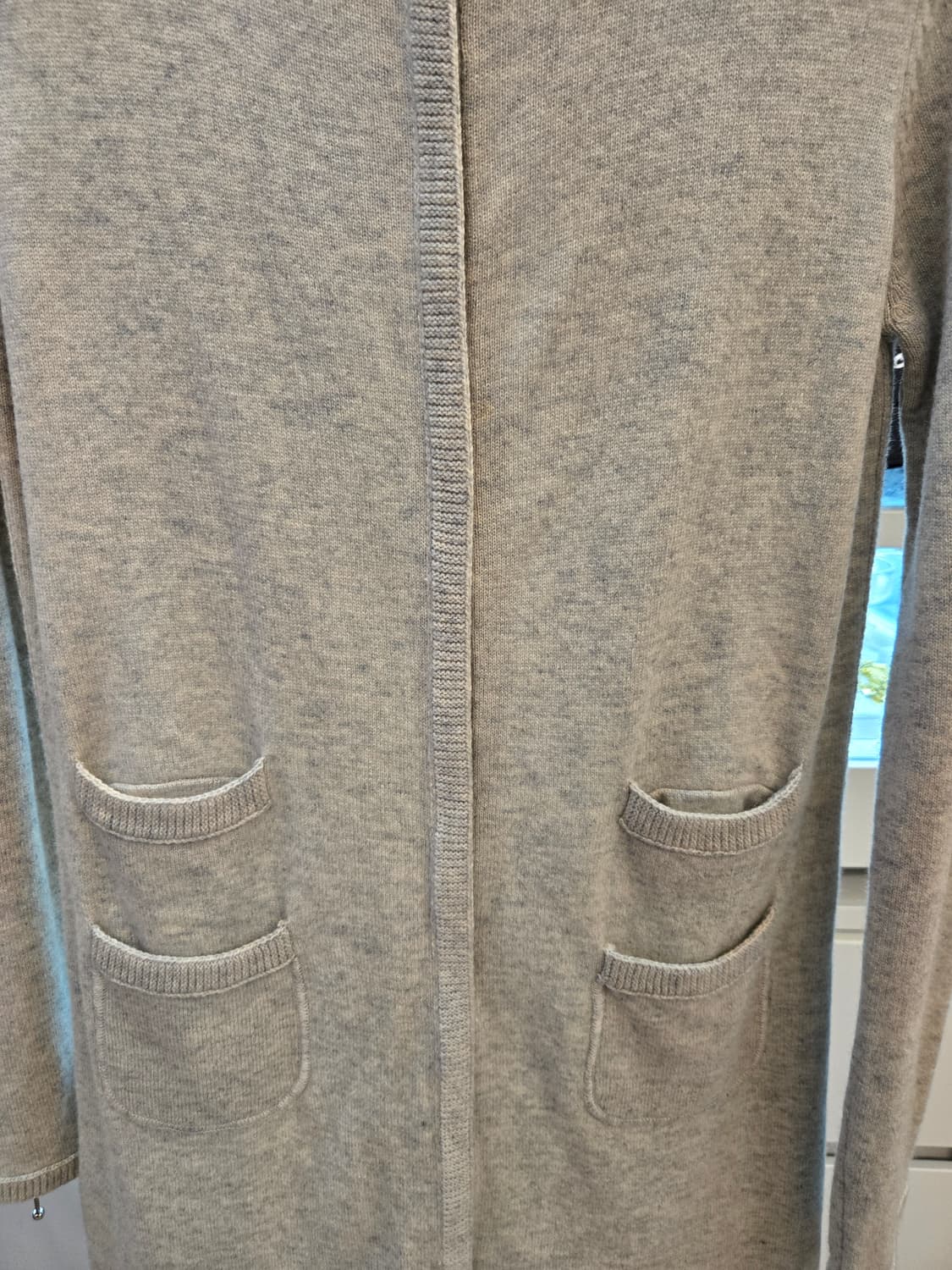 [쿨거환영]사바티에 캐시미어 100% 롱 집업 가디건 상품이미지3