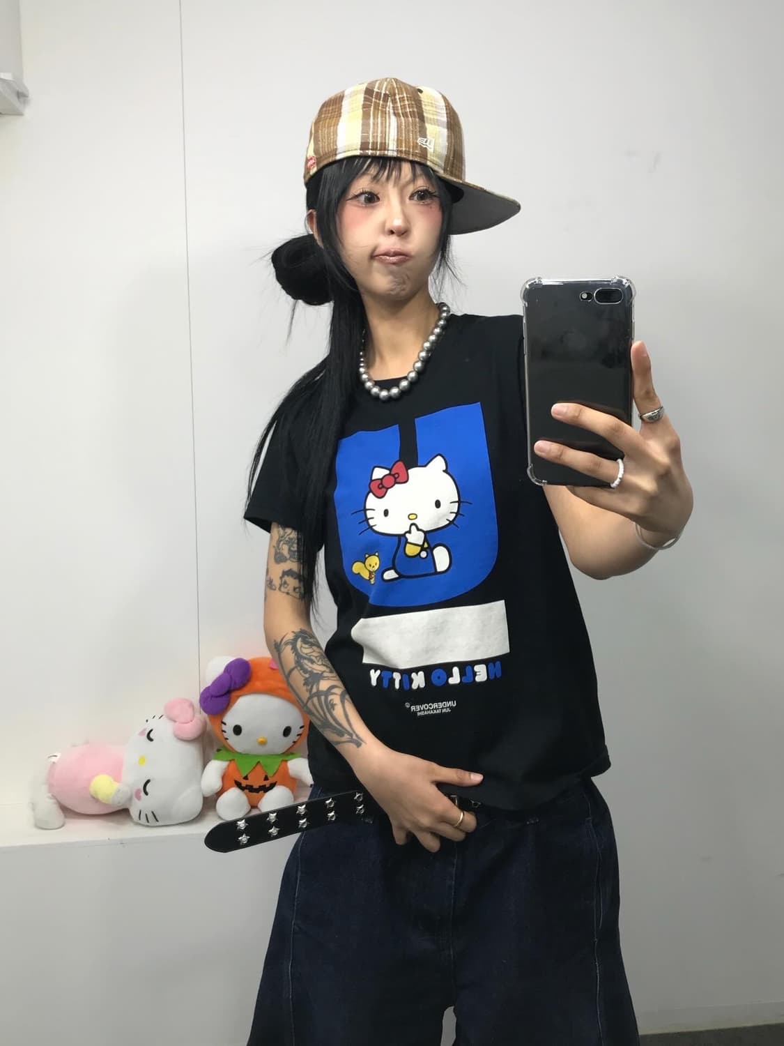 헬로키티 X 언더커버 콜라보 반팔 티셔츠 상품이미지5