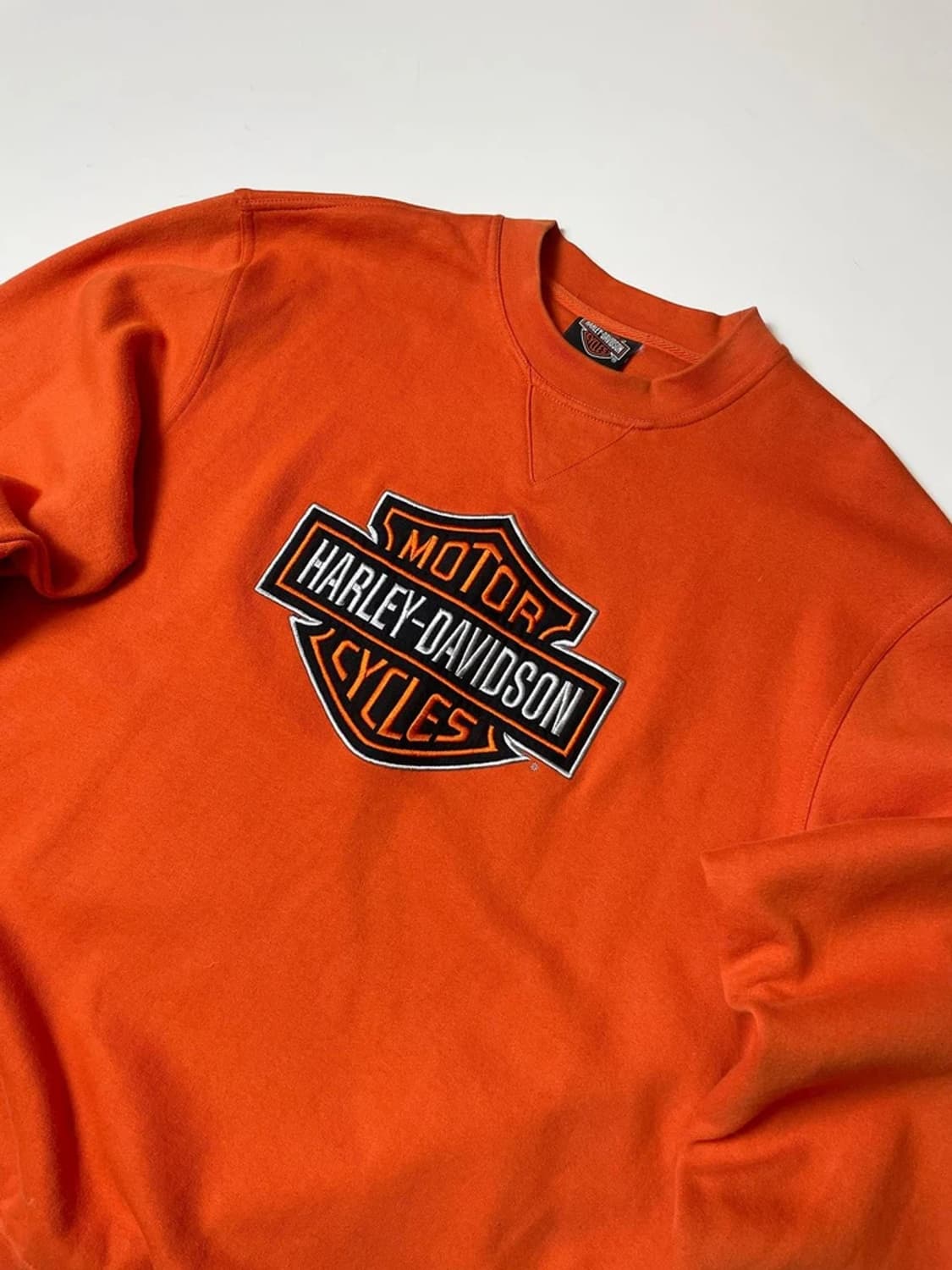 할리데이비슨 로고 빈티지 크루넥 맨투맨 PN9395 상품이미지2