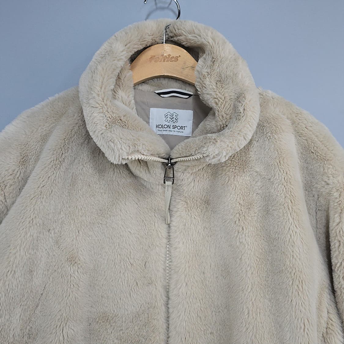 코오롱스포츠(kolon sport) 여성용 인조퍼 플리스 자켓 95 상품이미지2