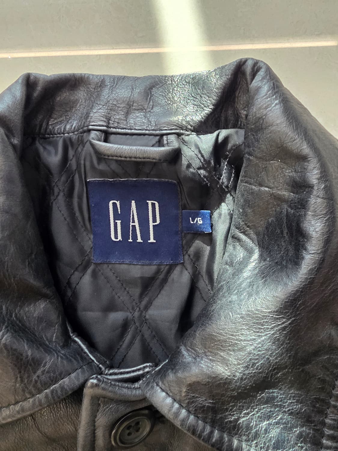 올드 갭 레더 카코트  상품이미지3