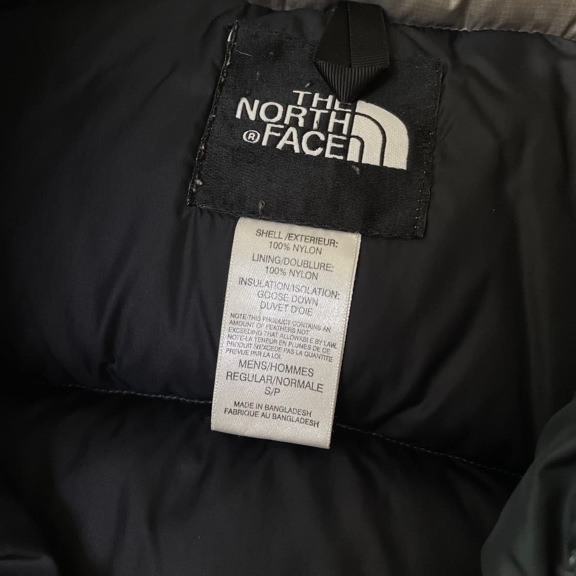 [90] 노스페이스 센터로고 베이지 700 눕시 패딩 상품이미지6
