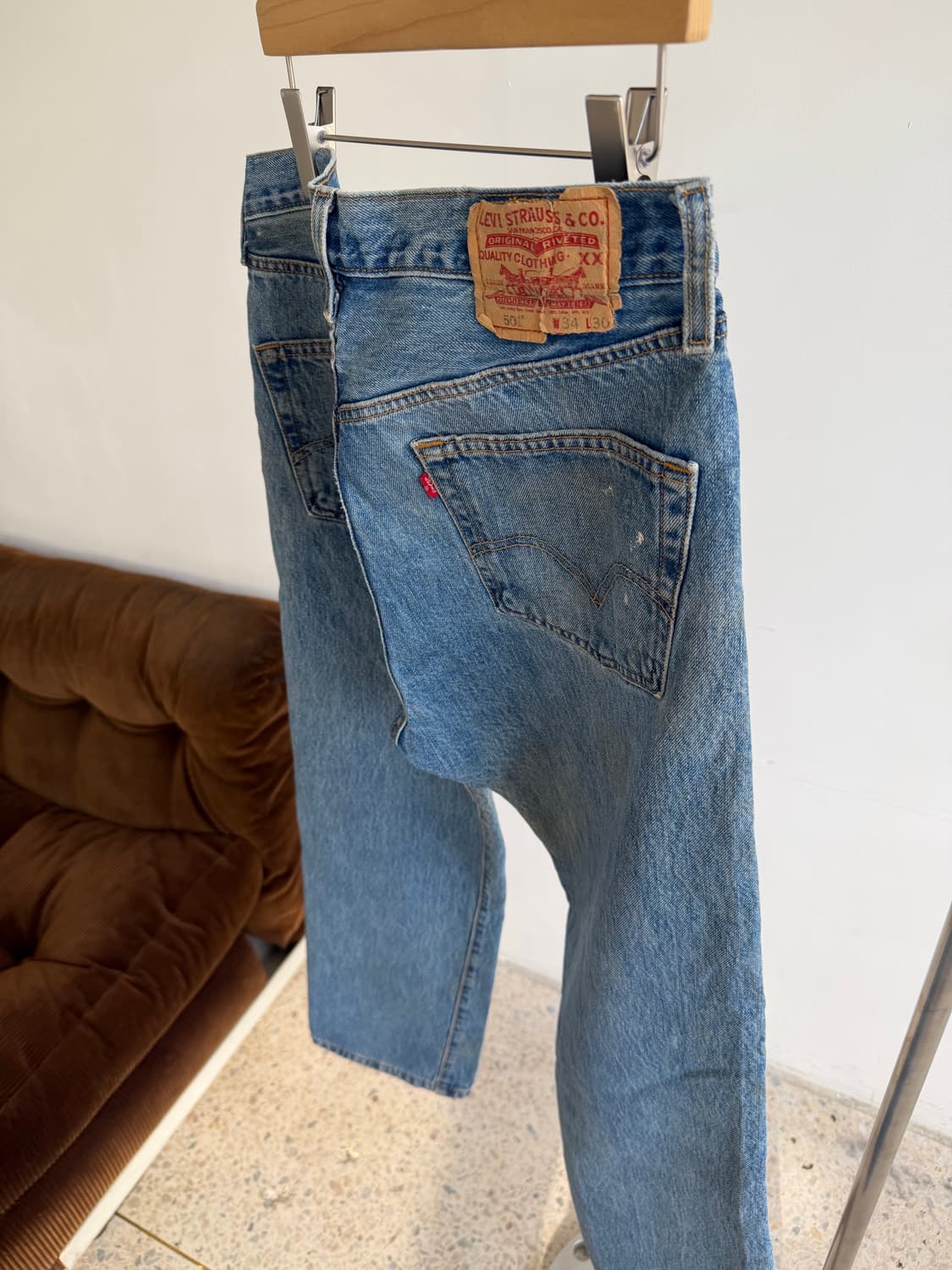 리바이스 501 vtg 데님 상품이미지9