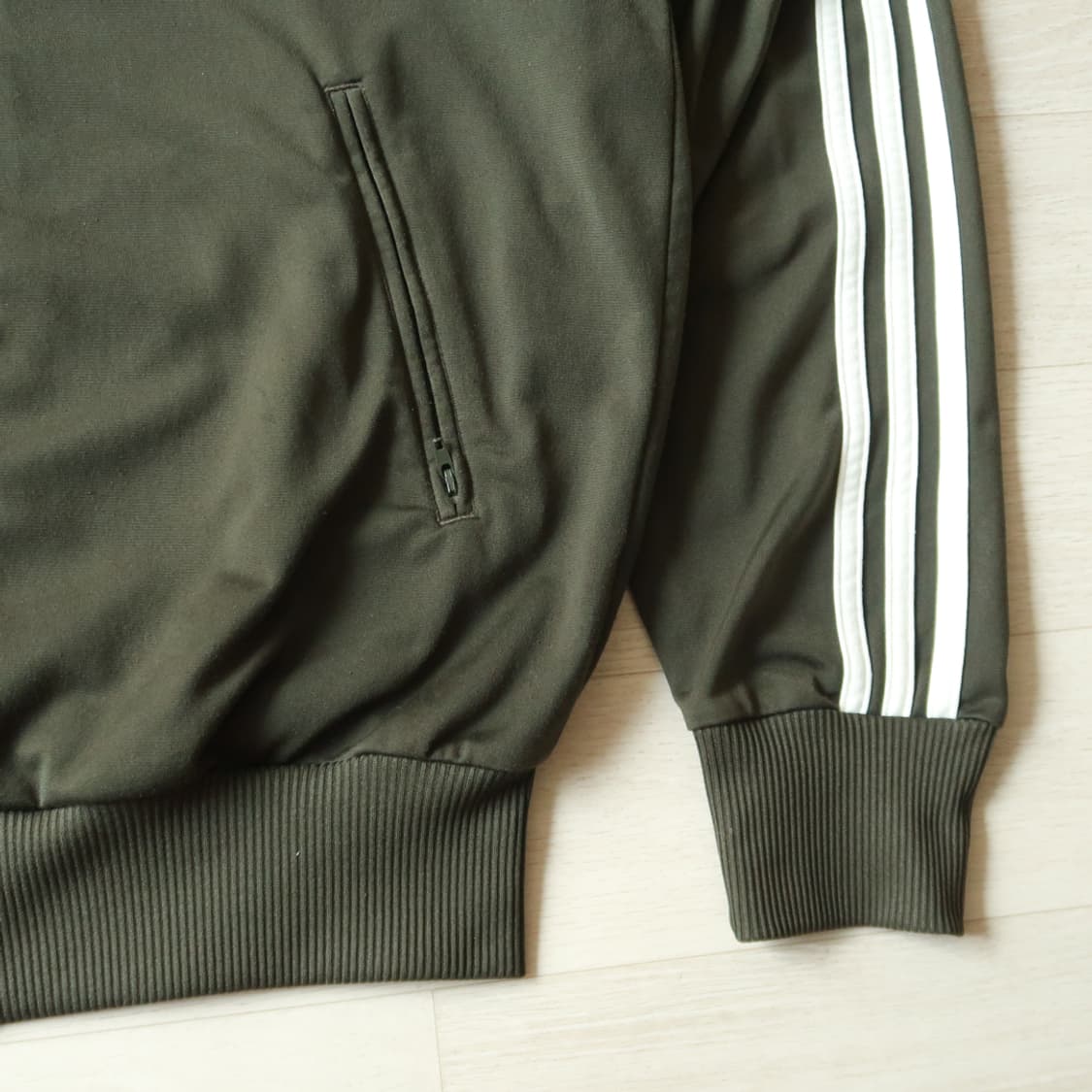 빈티지 og 아디다스 파이어버드 올리브 져지 상품이미지5