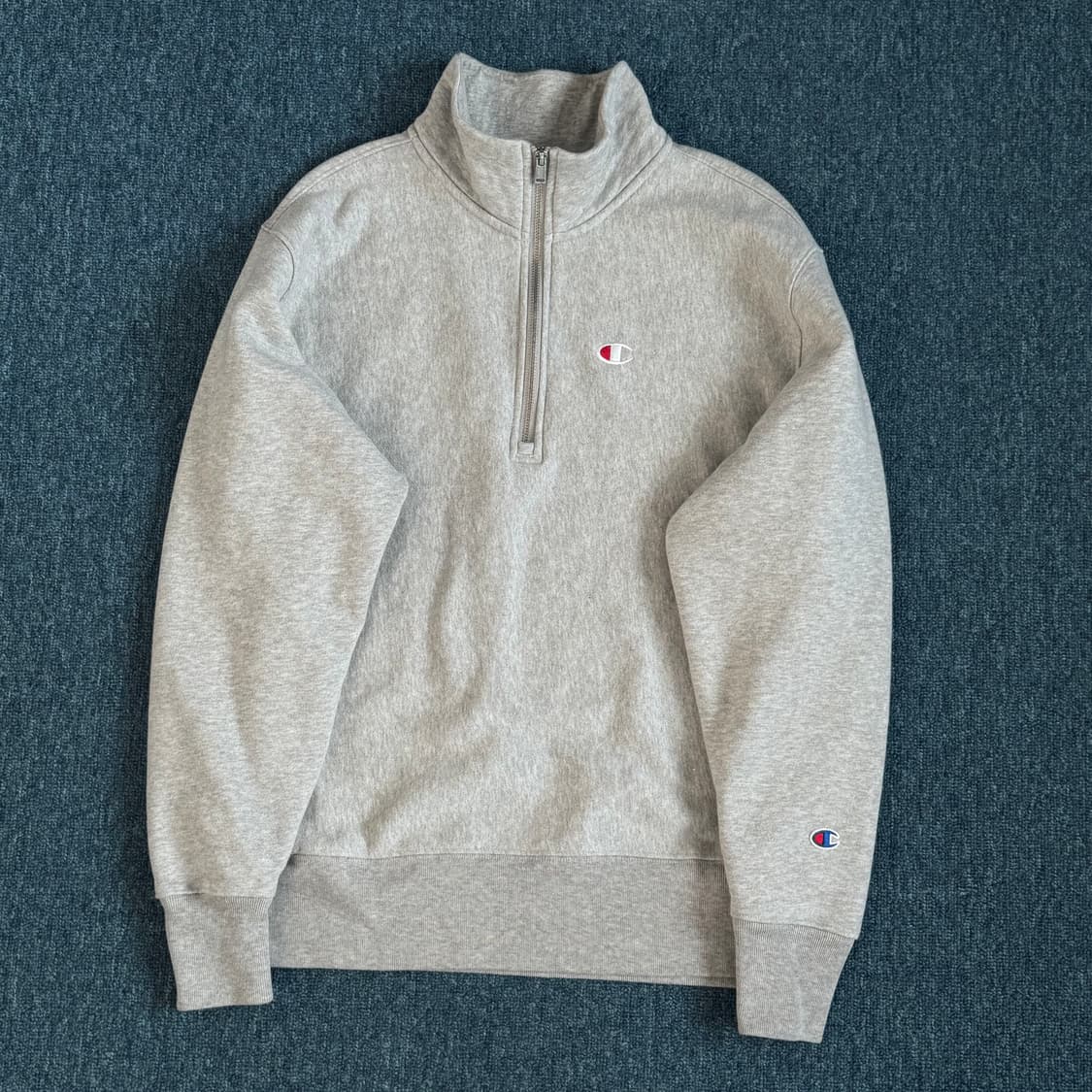 챔피온 리버스위브 하프넥 맨투맨 반집업  상품이미지1