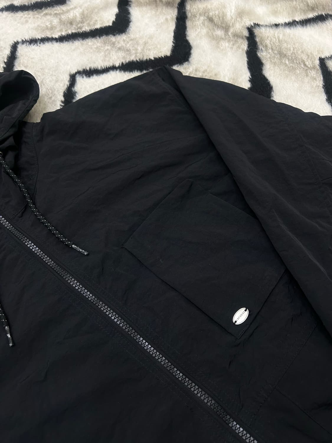 [M]라퍼지스토어 오버핏 로빈 후드 바람막이 상품이미지1