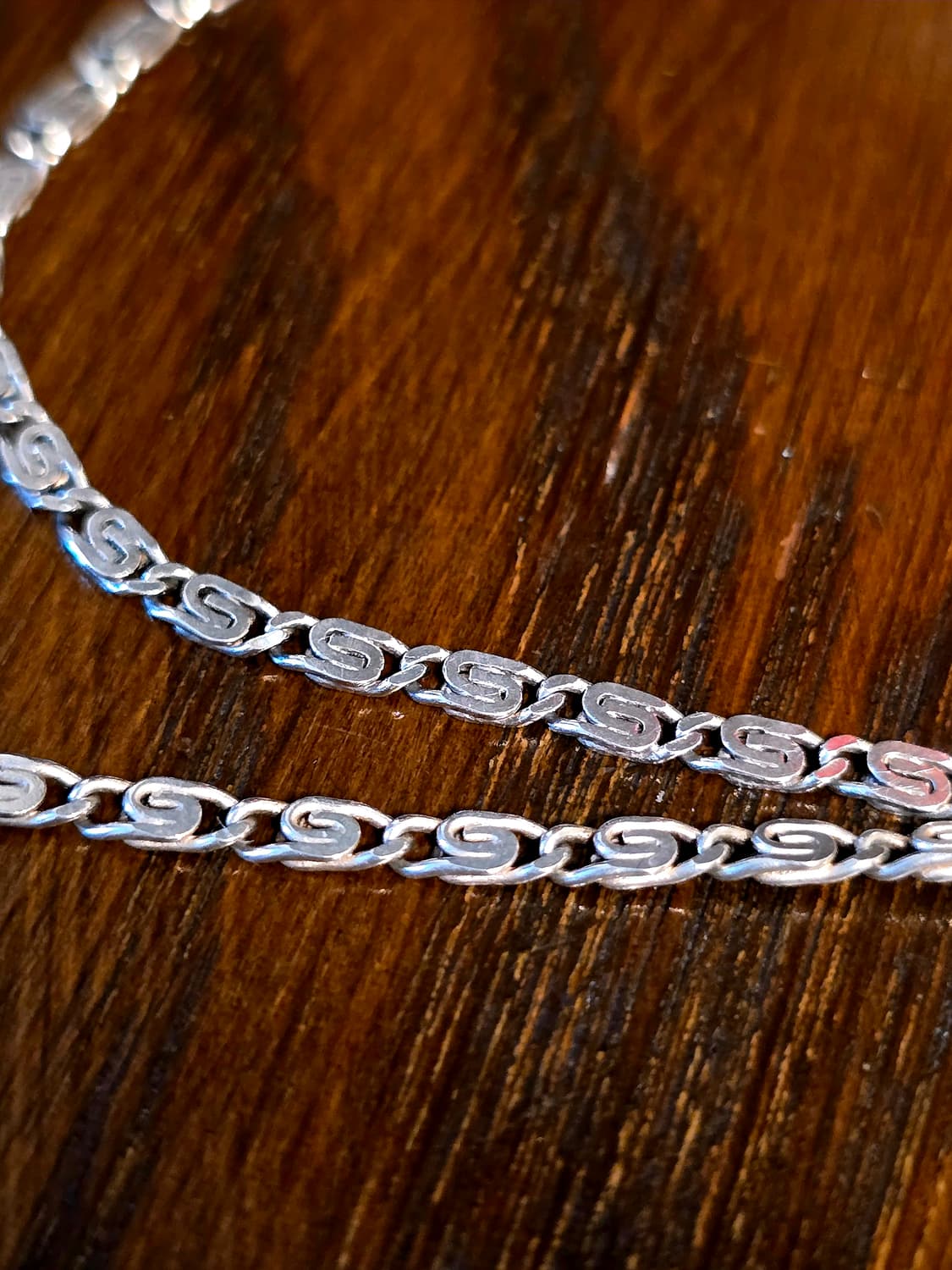 🇮🇹이탈리아 체인 실버 팔찌 목걸이 세트 상품이미지4