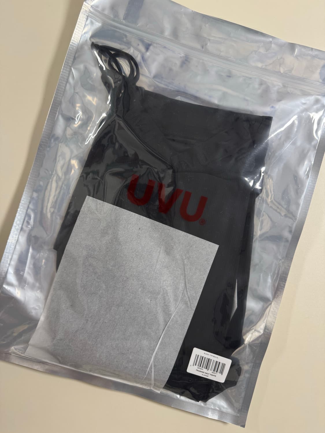 (XL)UVU 하프 타이츠 (하프 타이즈)블랙 상품이미지4