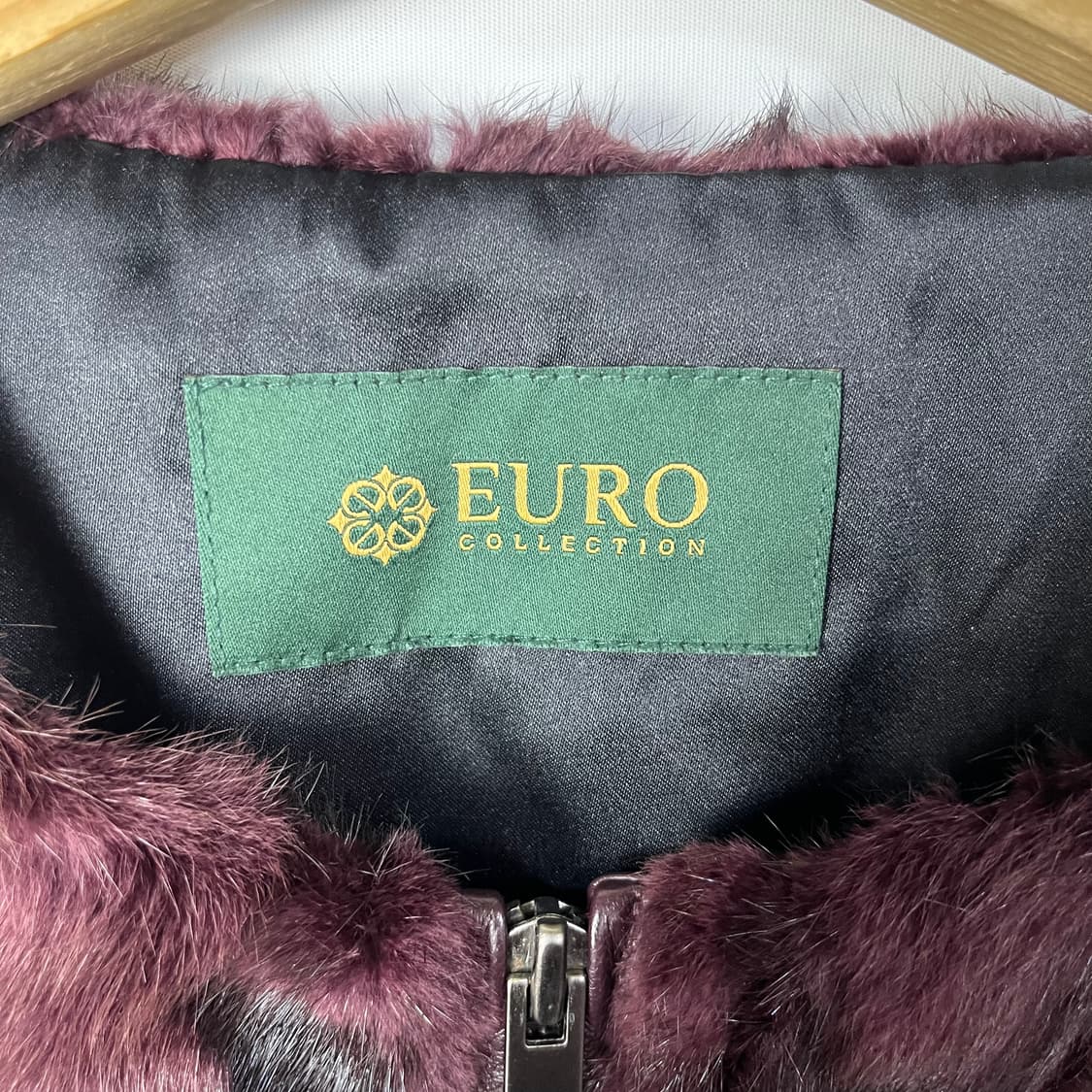 [Euro] 유로 컬렉션 밍크퍼 포켓 집업 베스트 상품이미지4