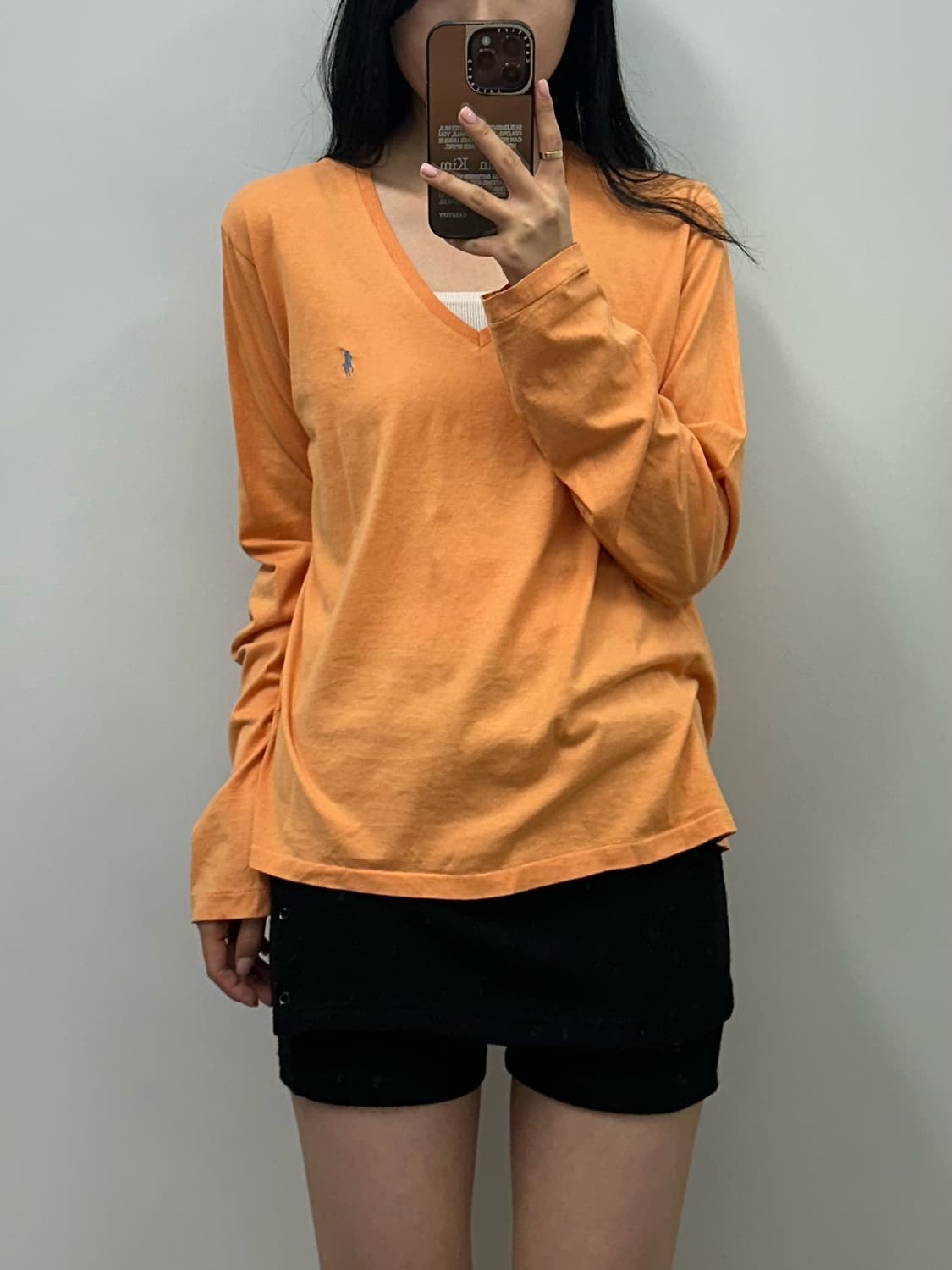 폴로 랄프로렌 캐롯 브이넥 긴팔 롱 슬리브 상품이미지1
