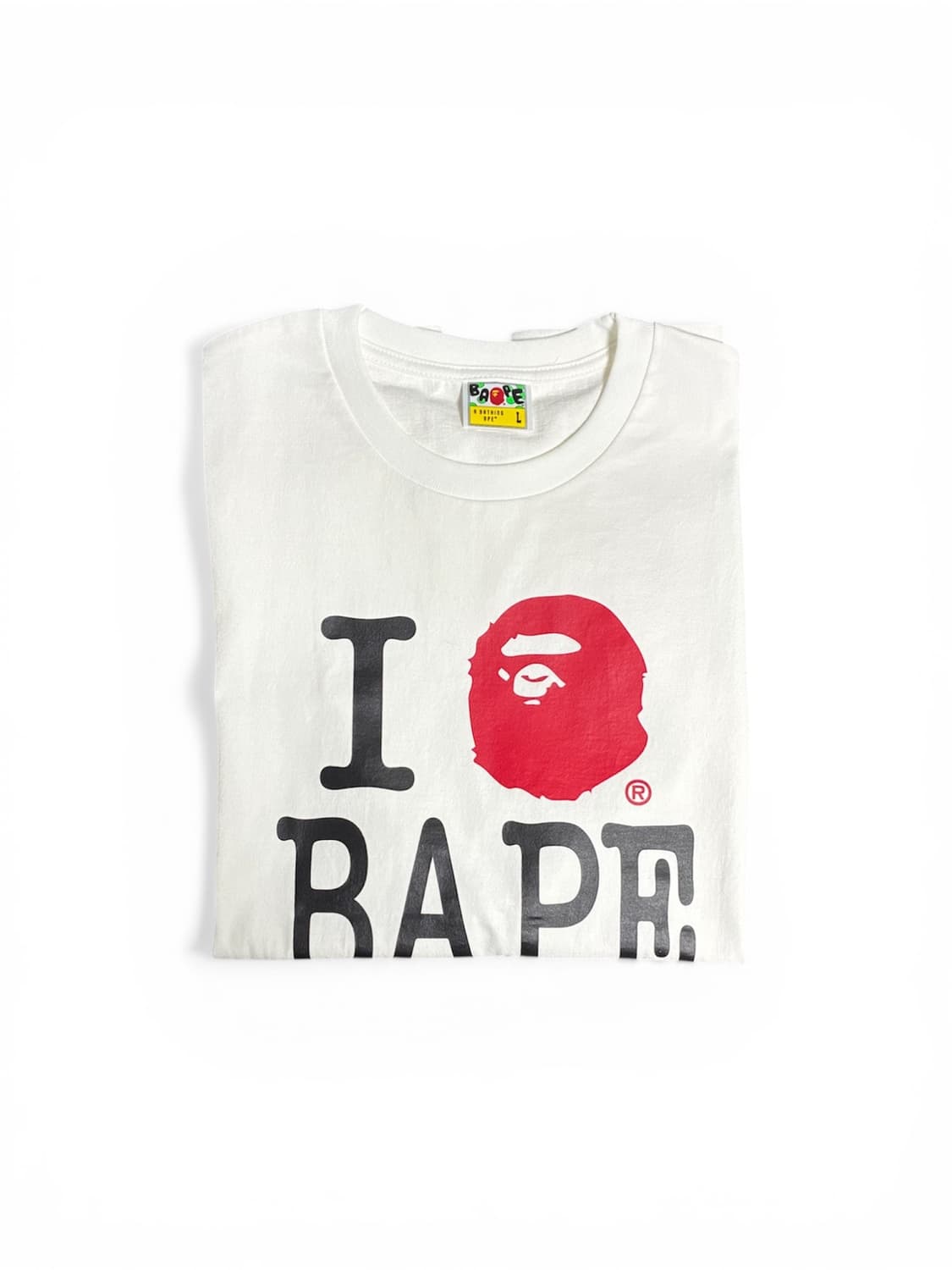 베이프 아이러브 베이프 오사카 반팔티셔츠 화이트  L 상품이미지2