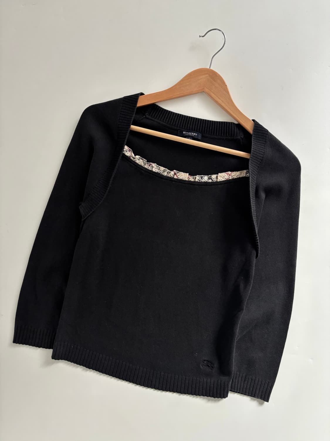 Burberry 버버리 블랙 레이어드 롱슬리브 상품이미지5