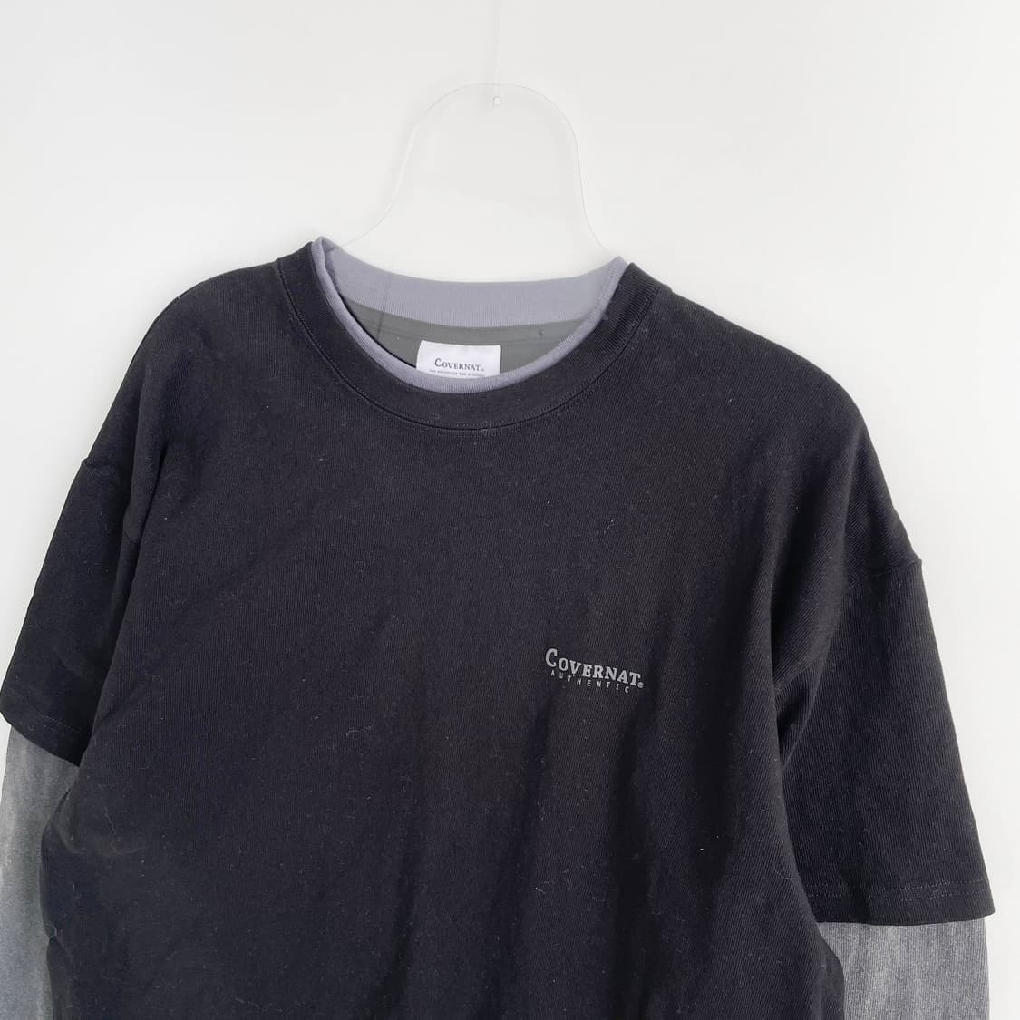 A2 커버낫 새상품 레이어드 롱슬리브 티셔츠 S사이즈 상품이미지2