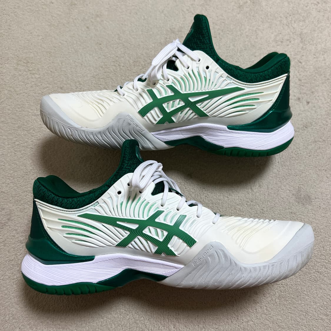 아식스 코트 FF 노박 2021 화이트 그린 상품이미지3