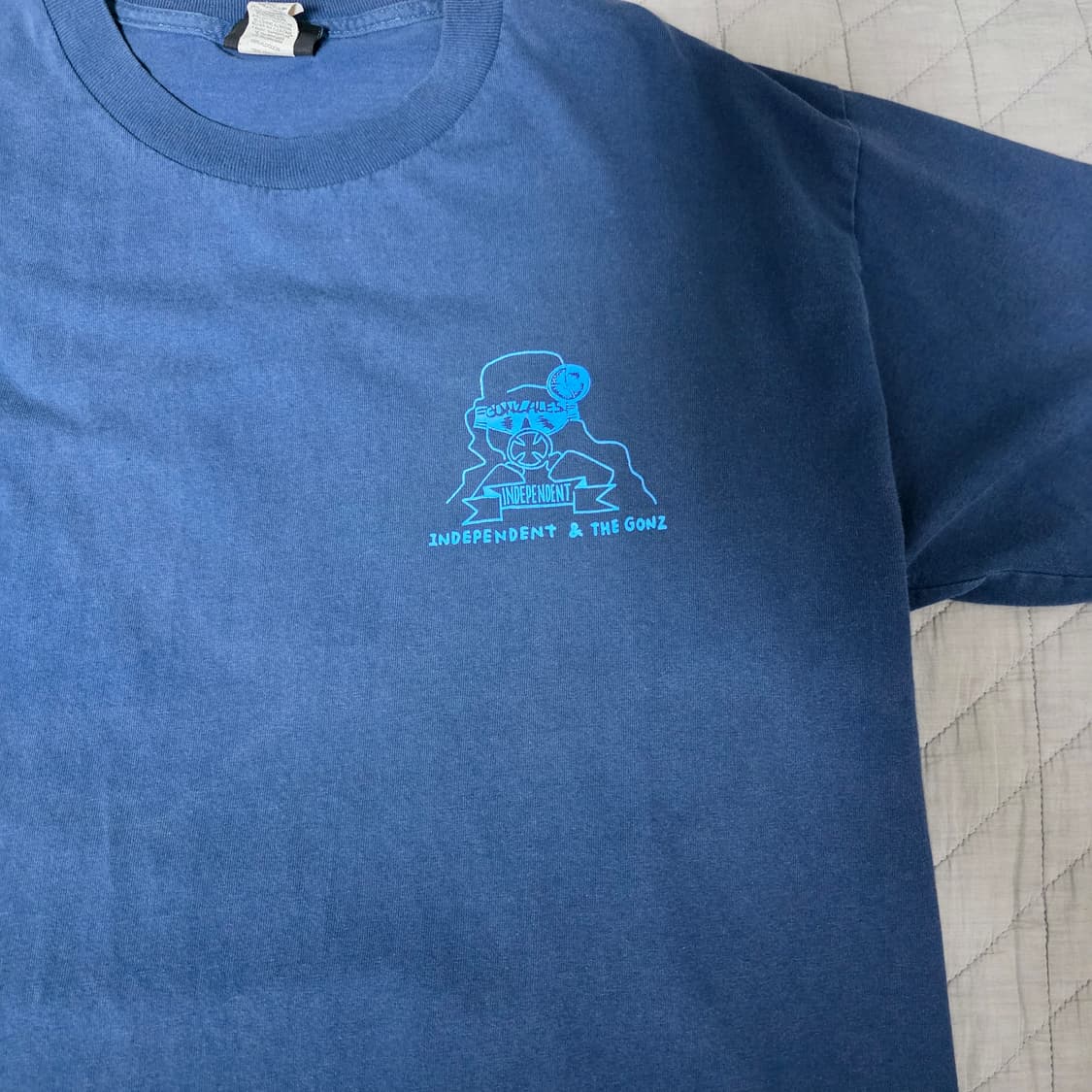[L] 00s 인디펜던트 트럭 X 마크 곤잘레스 빈티지 티셔츠 상품이미지4