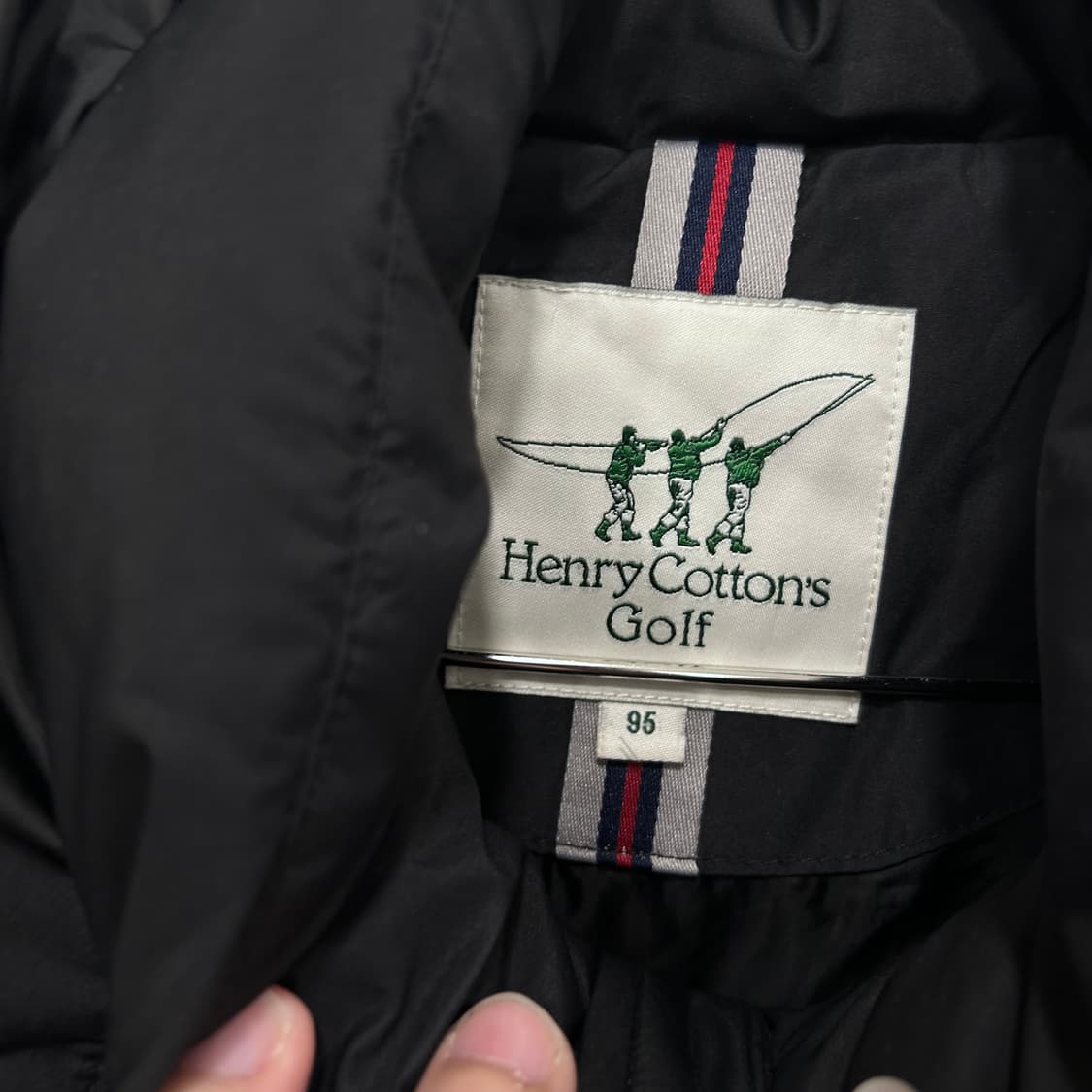 헨리코튼 골프 실버와펜 덕다운 후드 롱패딩 상품이미지3