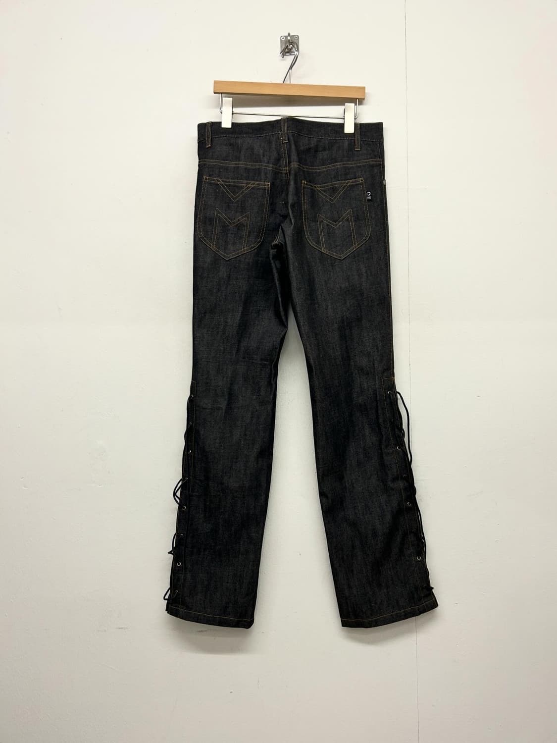 Morgan Homme Y2K Side Lace-up Denim 상품이미지4