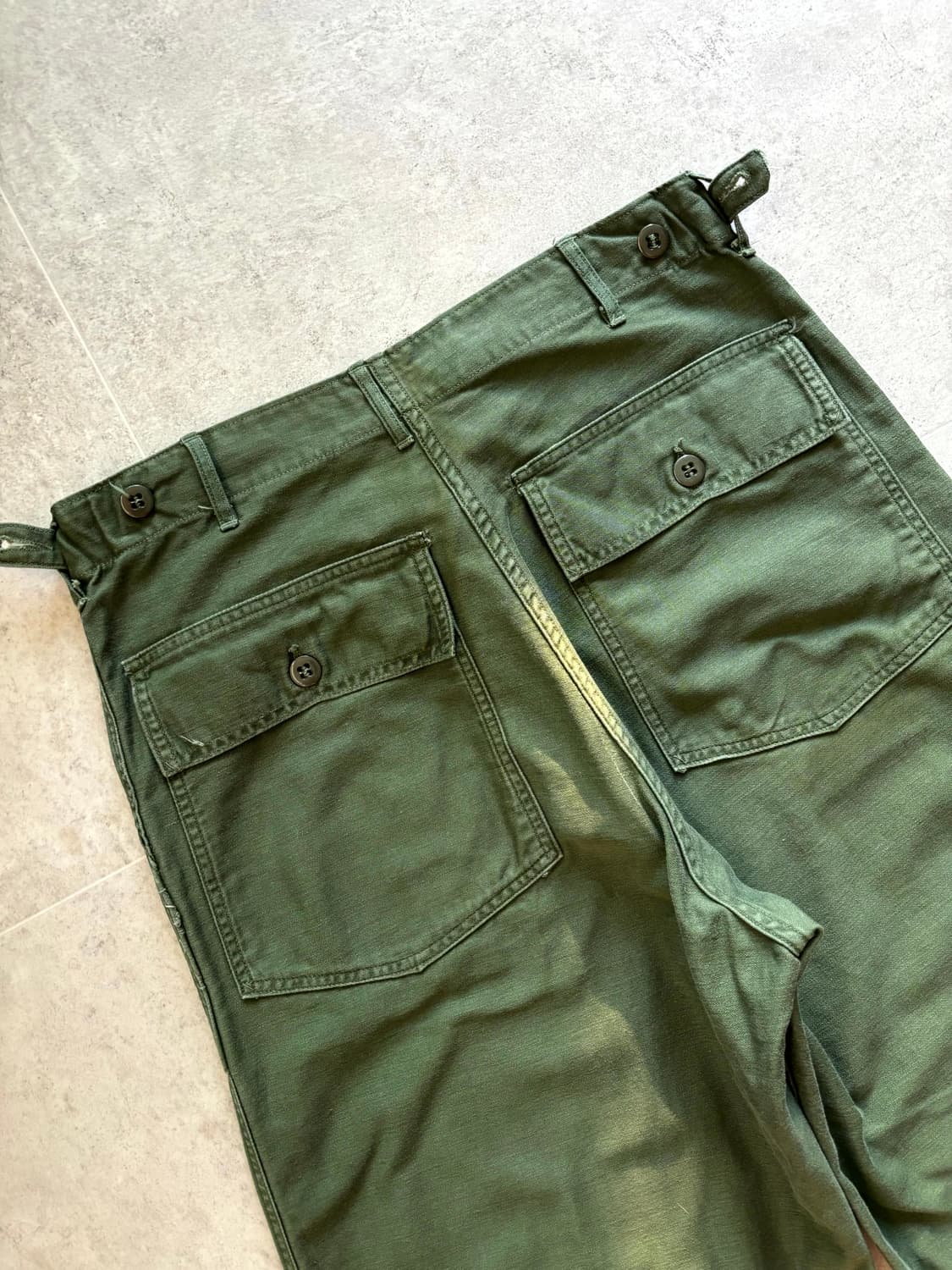 60's 미군 OG 107 퍼티그 팬츠 M(30~32) 전기형 상품이미지10