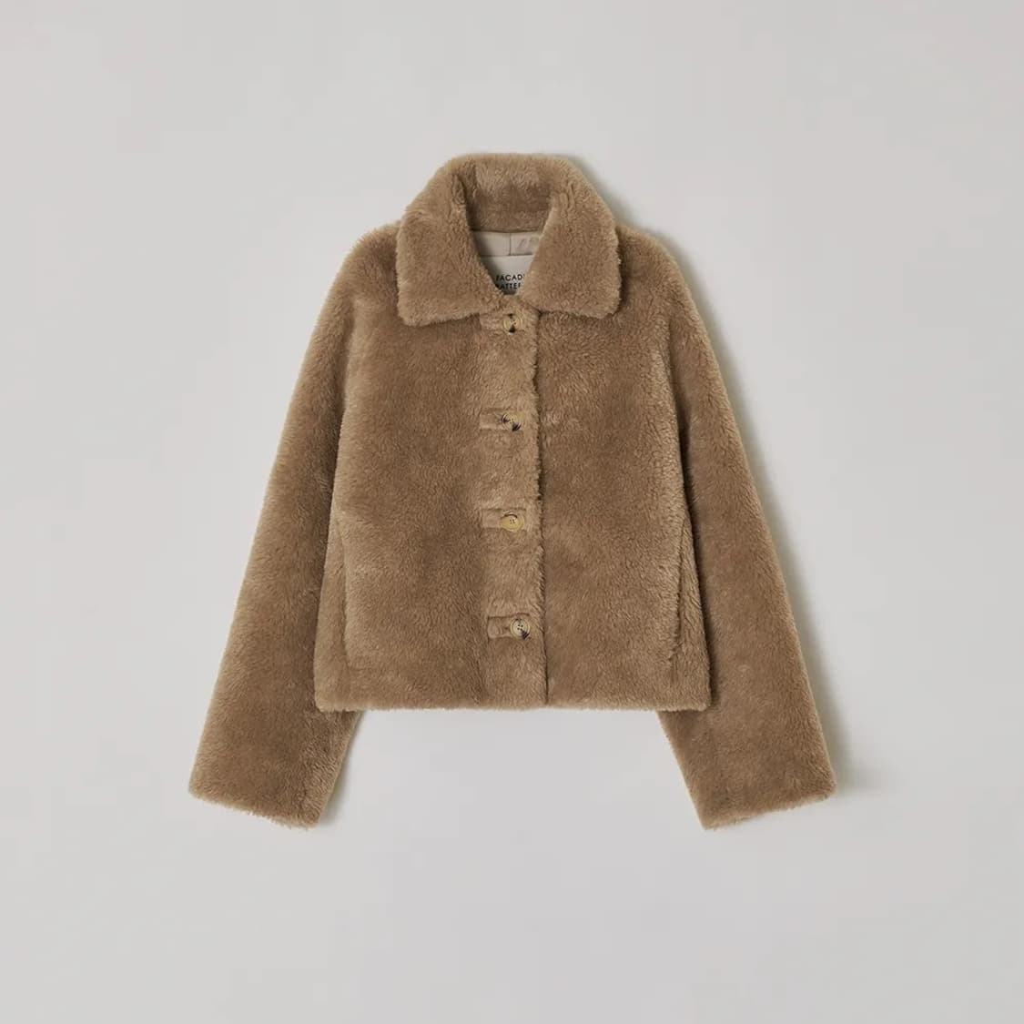 파사드패턴 램스울 숏 재킷 상품이미지2