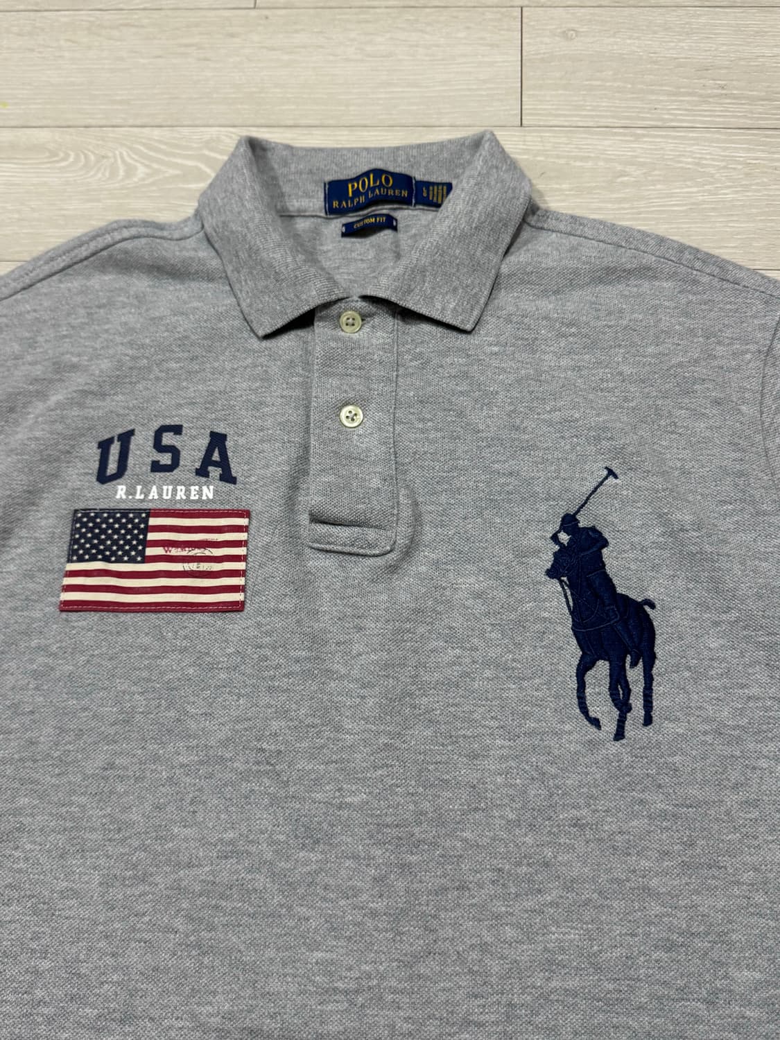 폴로 랄프로렌 빅포니 USA 성조기 PK 카라 반팔티   상품이미지3