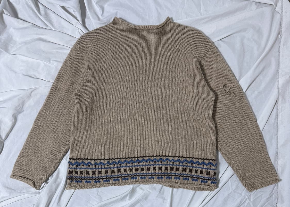 이세이미야케 하이 스포르팅 기어 자수 니트 상품이미지2