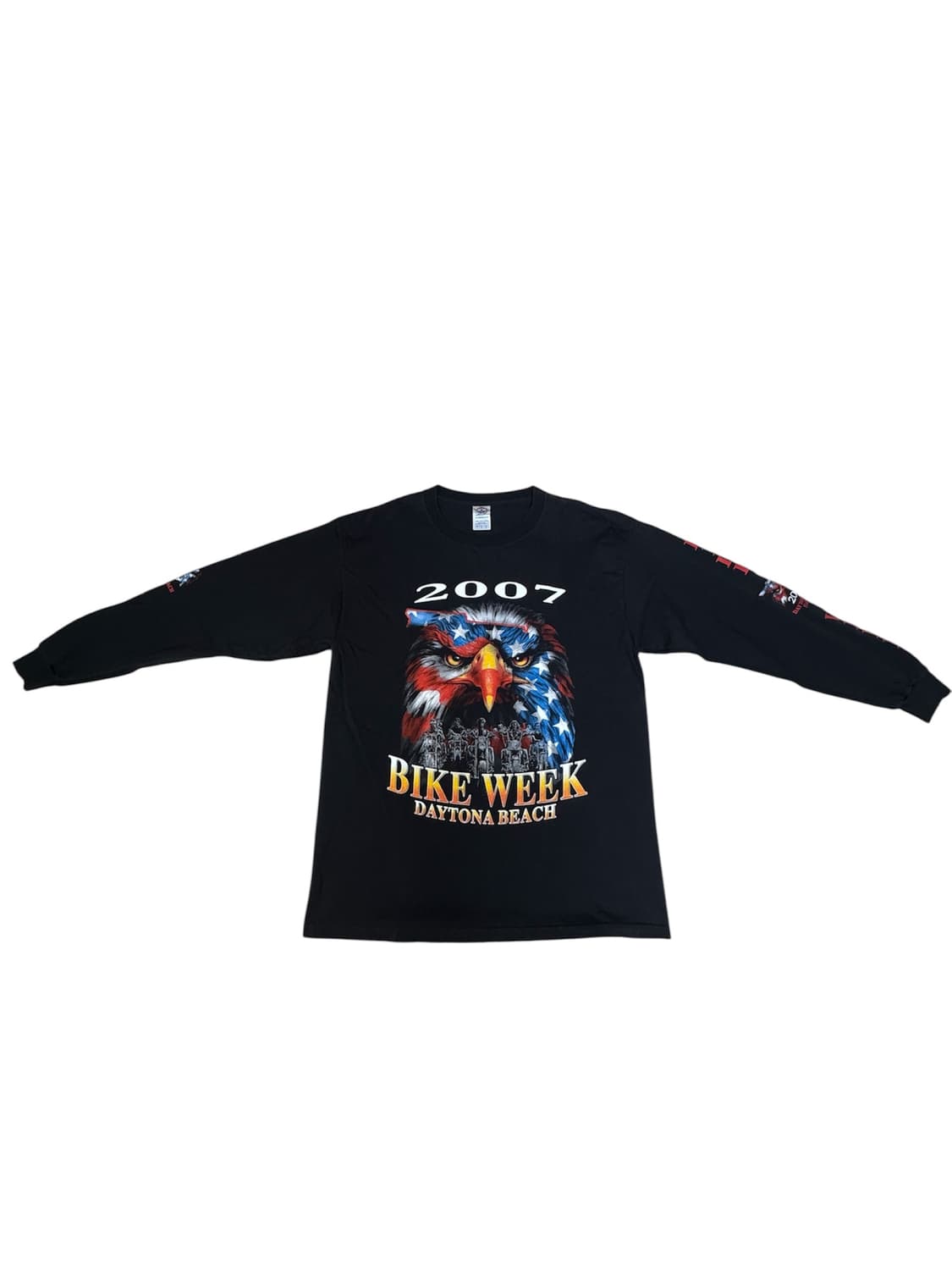 빈티지 00s 바이크위크 BIKE WEEK 프로모션 롱슬리브 티셔츠 L 상품이미지2